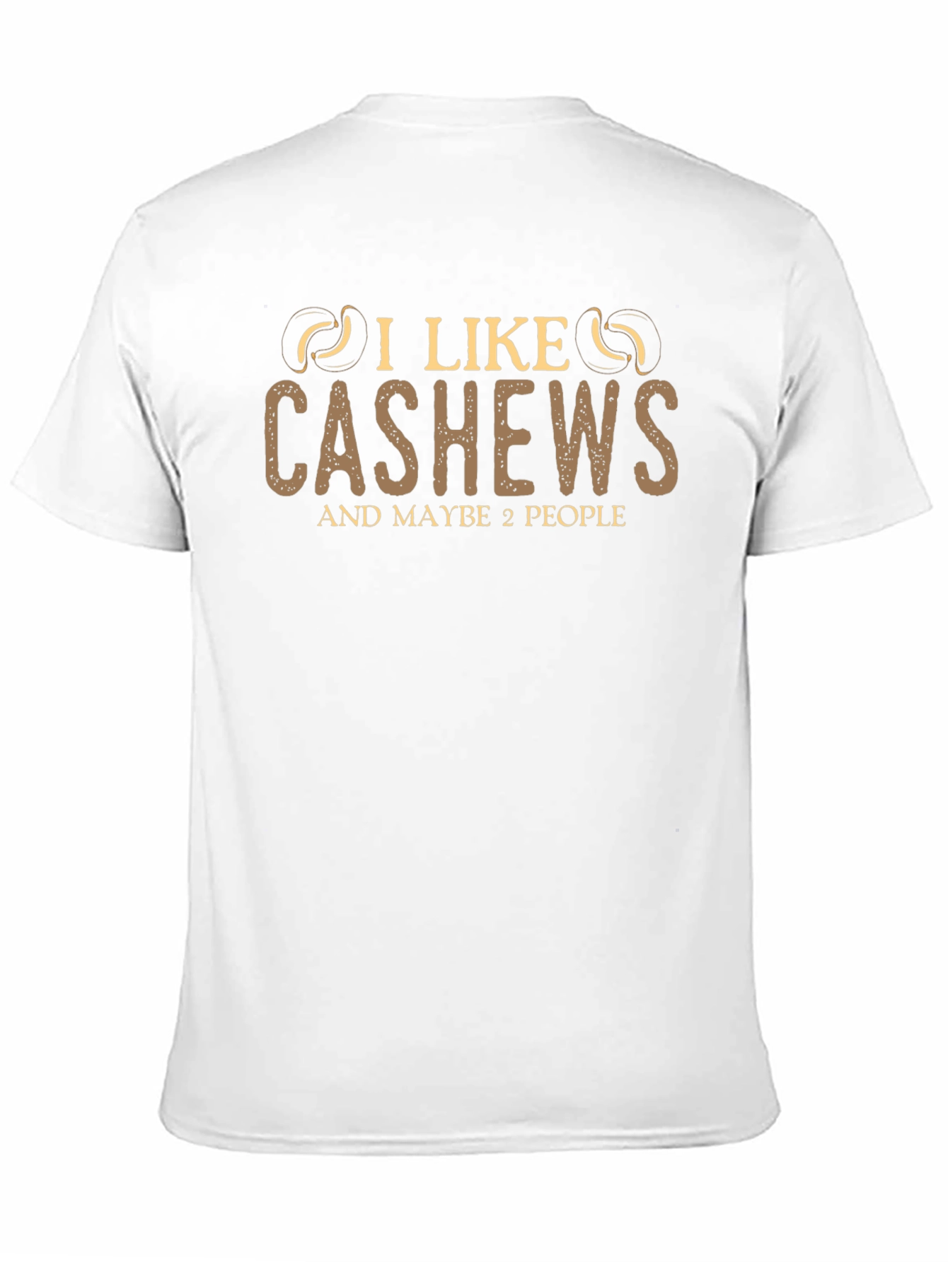 Black I Like Cashews Funny Graphic T-Shirt view 11