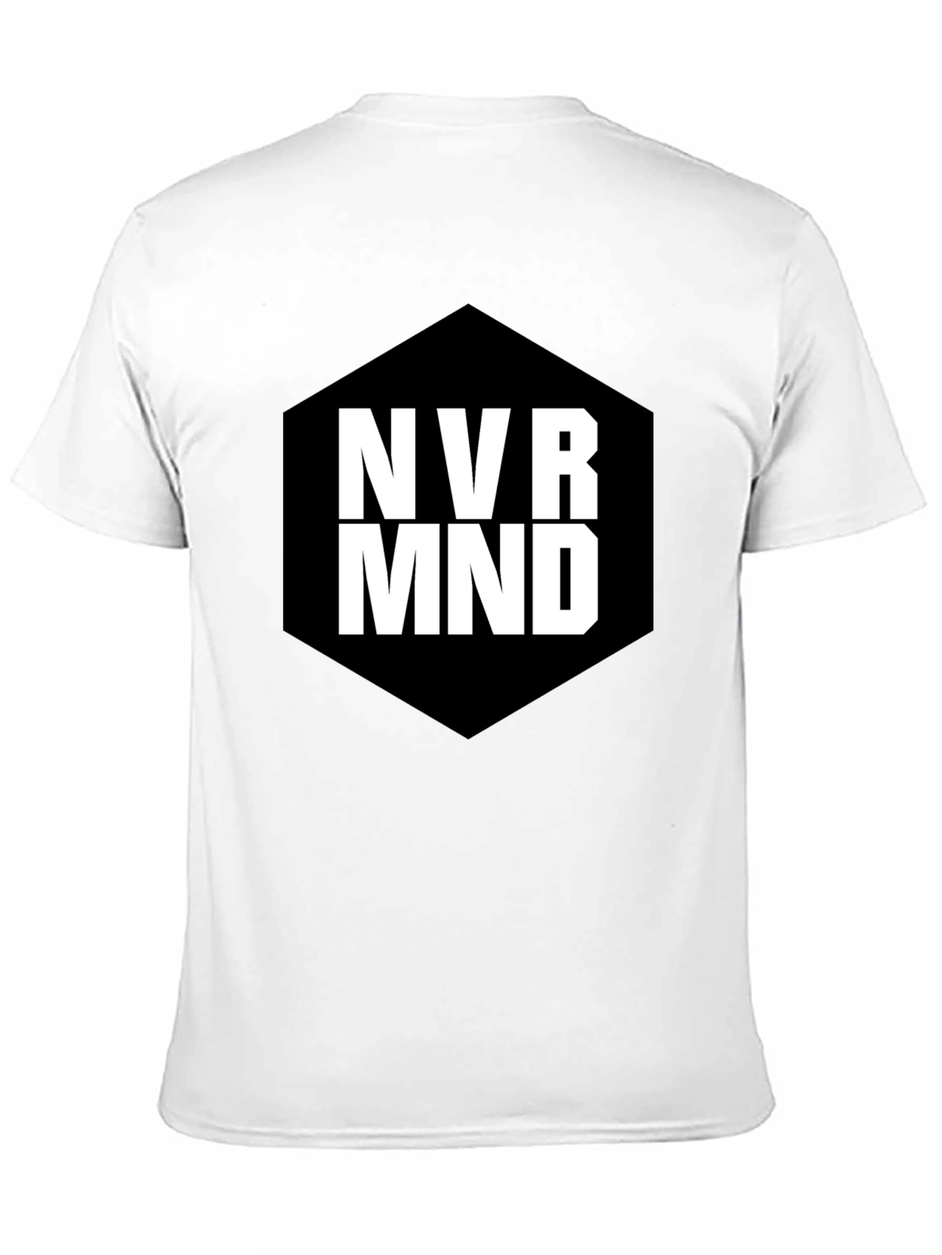 Black NVR MND Black Graphic T-Shirt - Modern Tee view 11