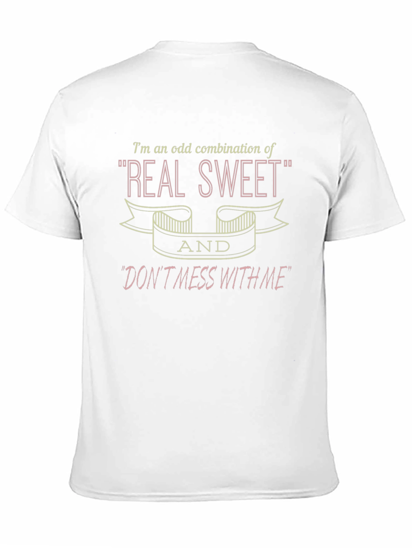 Black Real Sweet Don't Mess With Me Graphic T-Shirt view 11