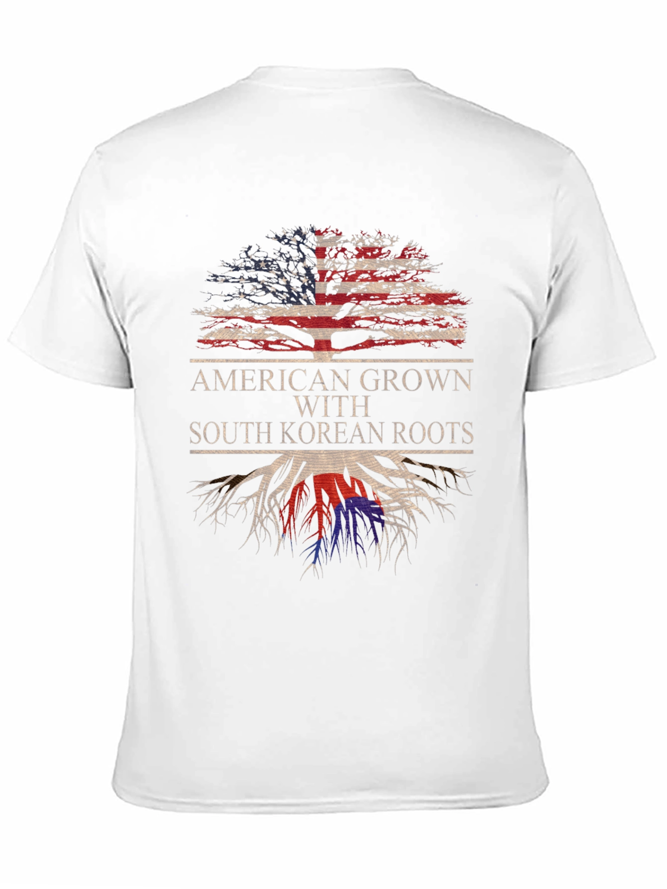 American Grown South Korean Roots T-Shirt - 11