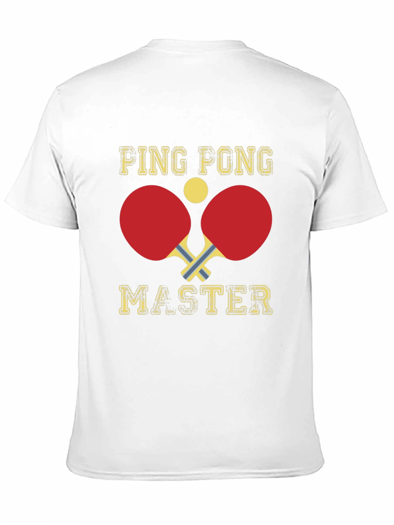 Black Ping Pong Master Graphic T-Shirt view 11