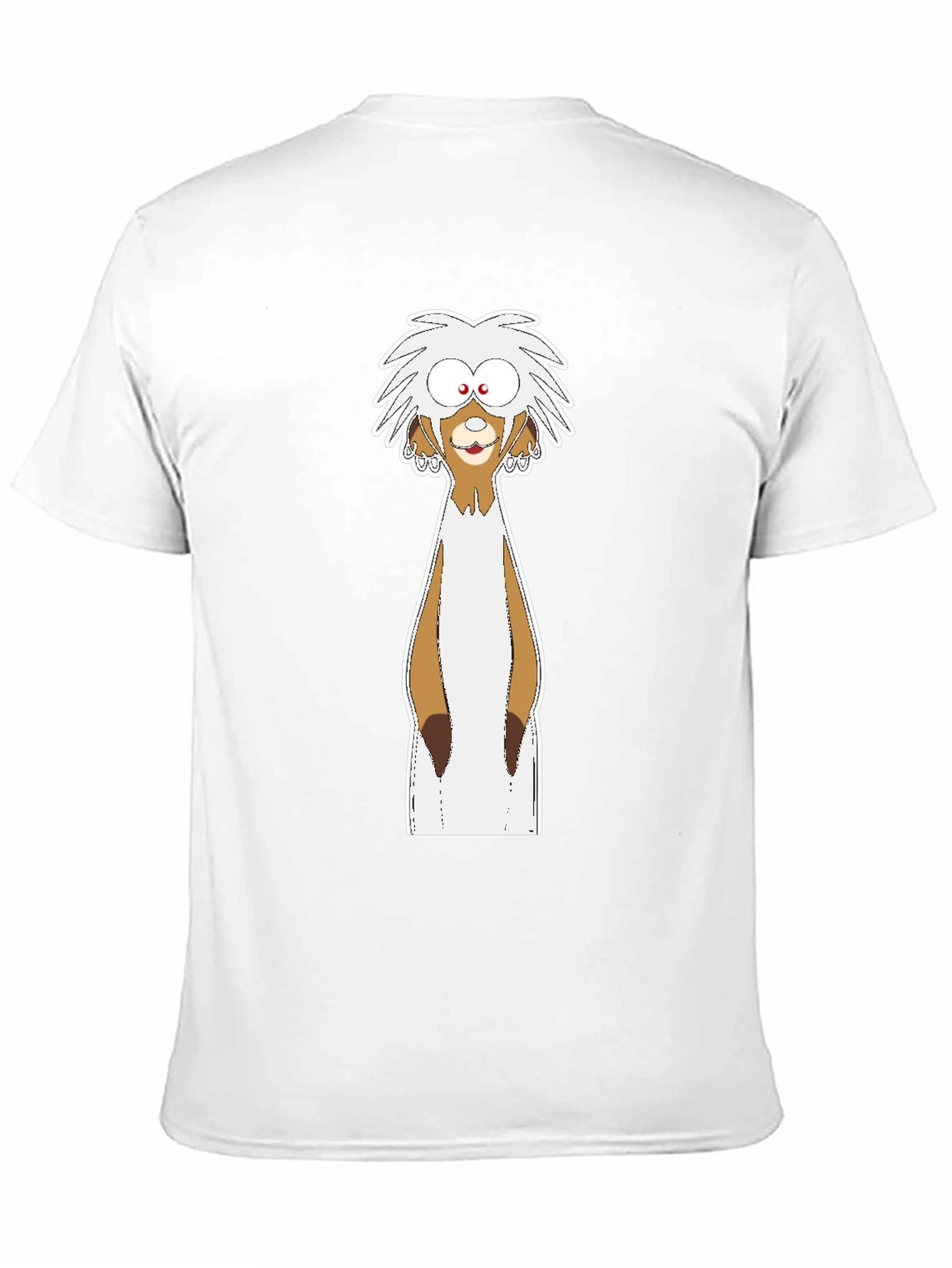 Black Cartoon Meerkat Graphic T-Shirt view 11