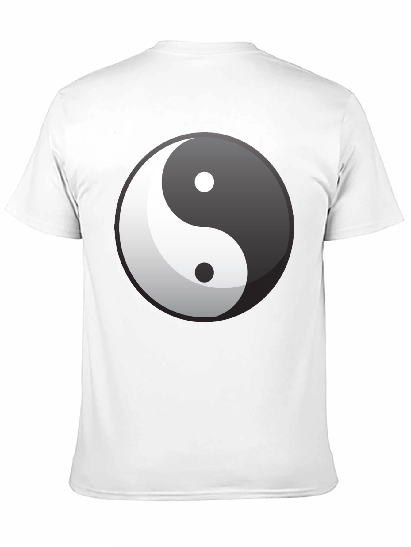 Black Yin Yang Graphic Tee - Balance & Style view 11