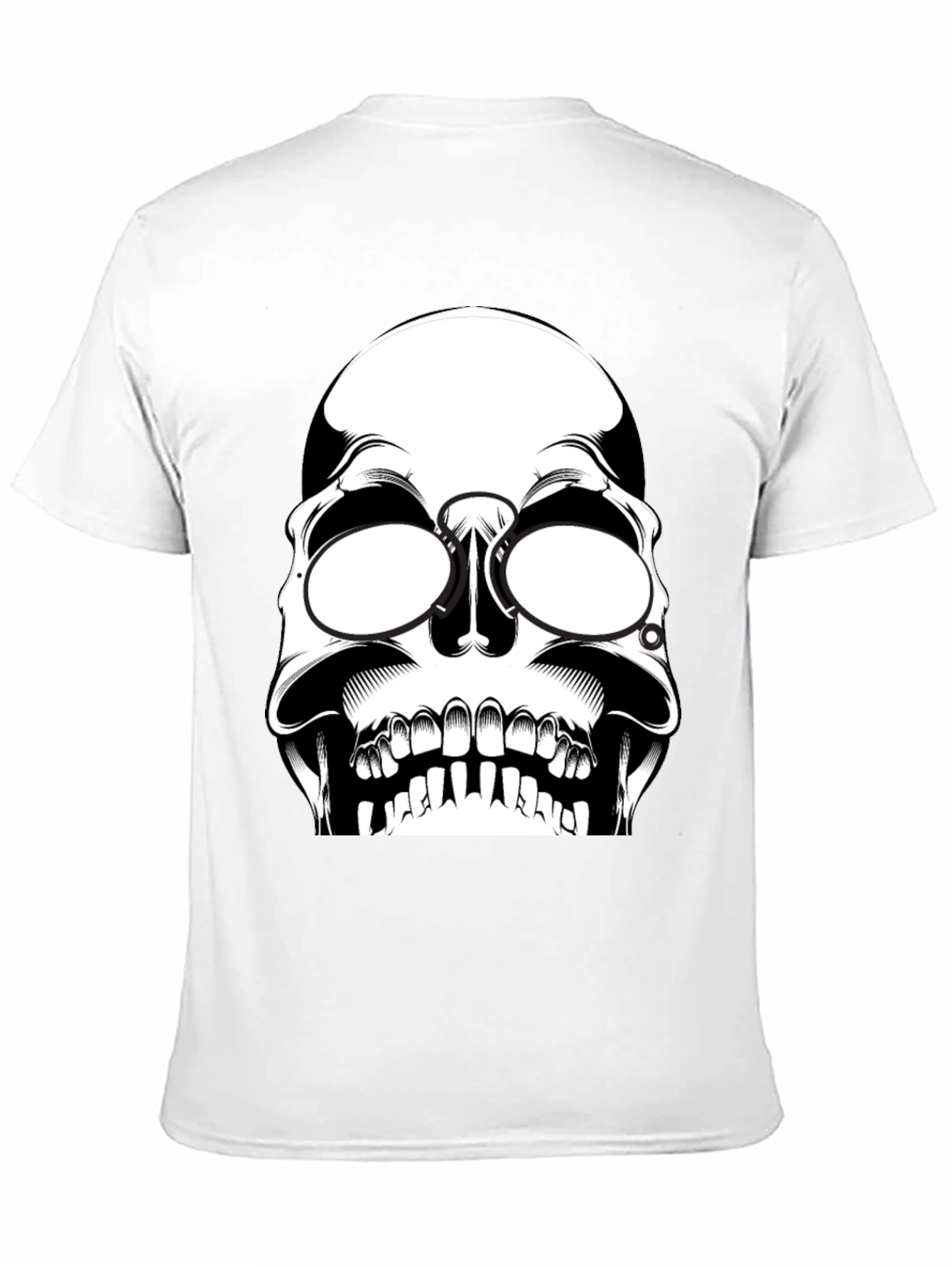 Black Skull Graphic T-Shirt - Edgy Style view 11