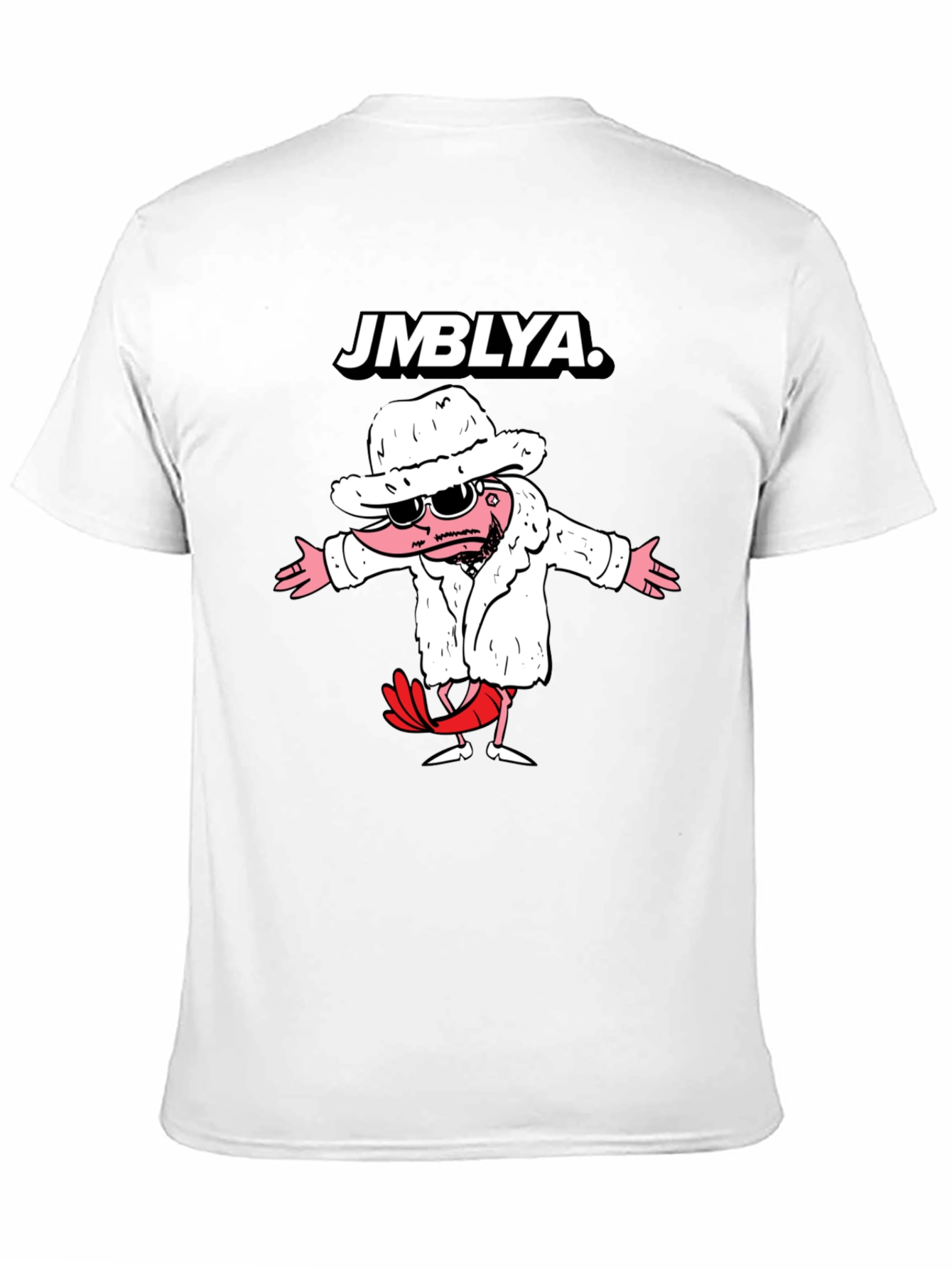 Black JMBYLA Cartoon Character Graphic T-Shirt view 11