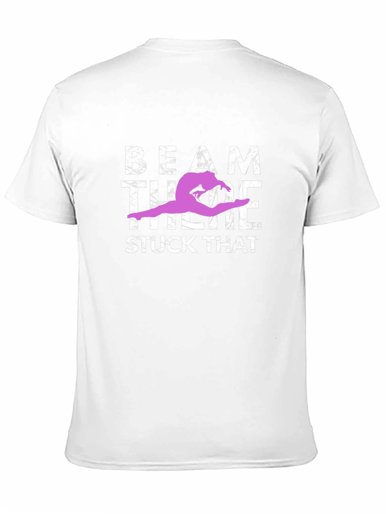 Black Gymnastics Beam T-Shirt - Stuck That Landing Tee view 11