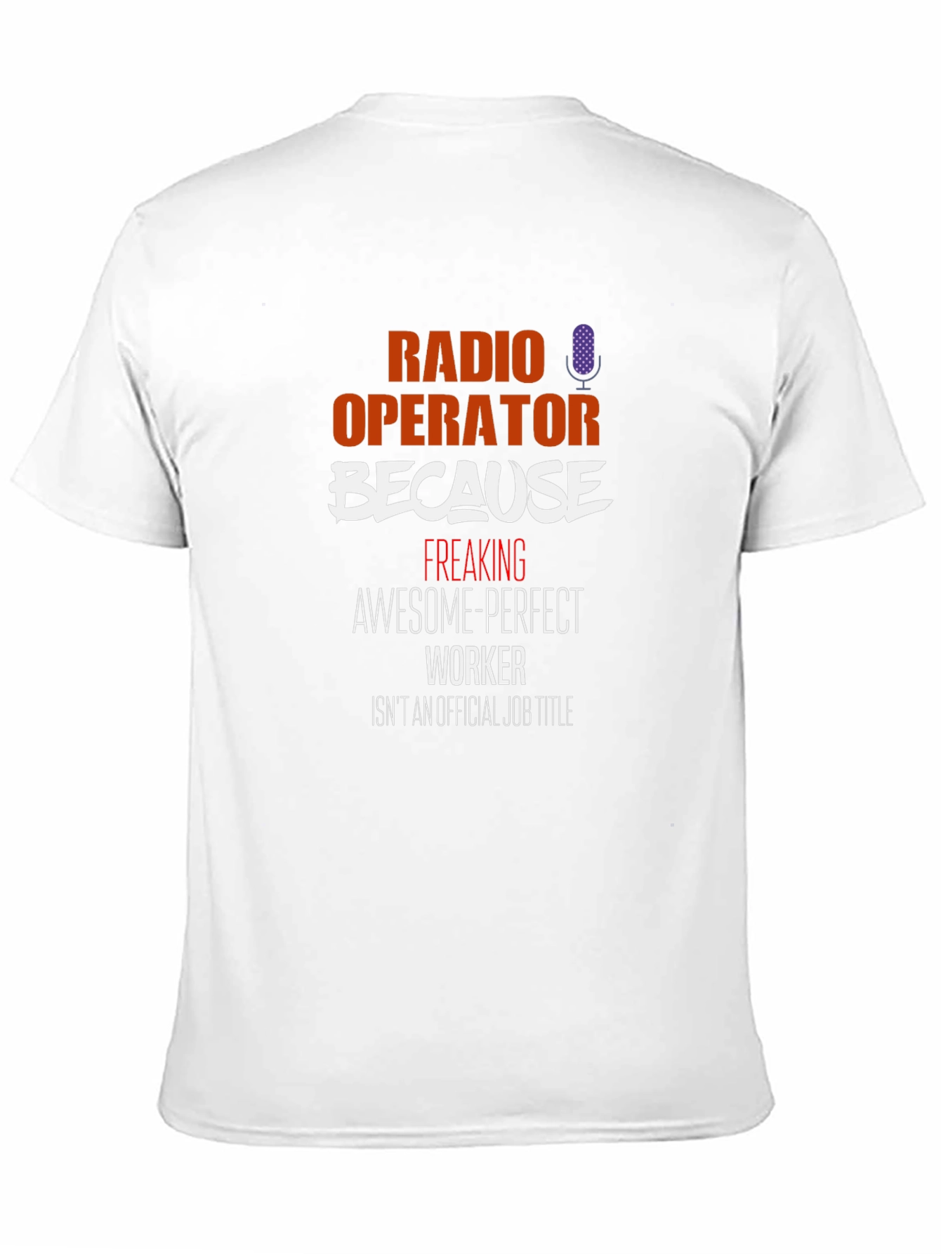 Black Radio Operator Graphic T-Shirt view 11