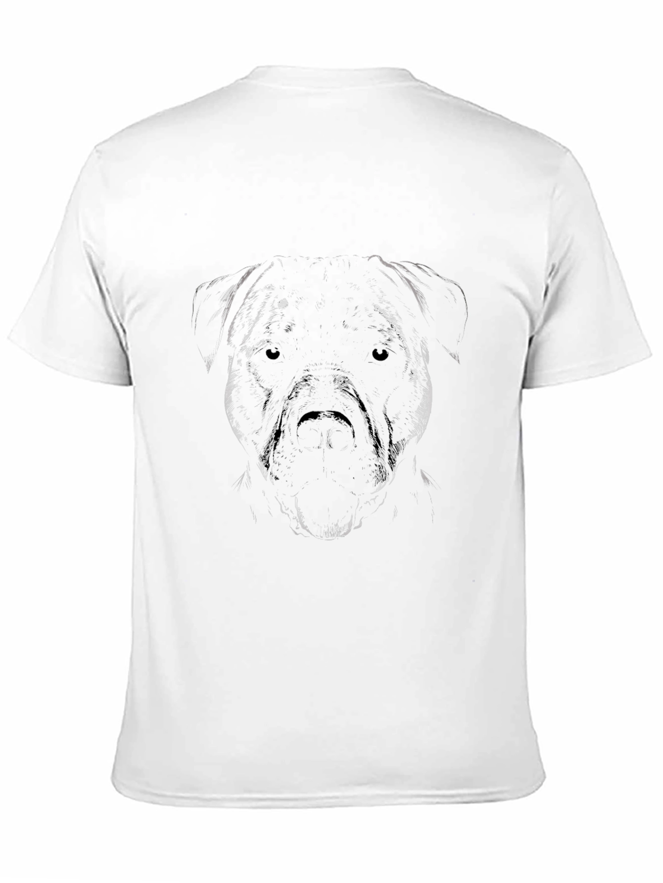 Black Men's Black Dog Graphic Tee - Casual Style view 11