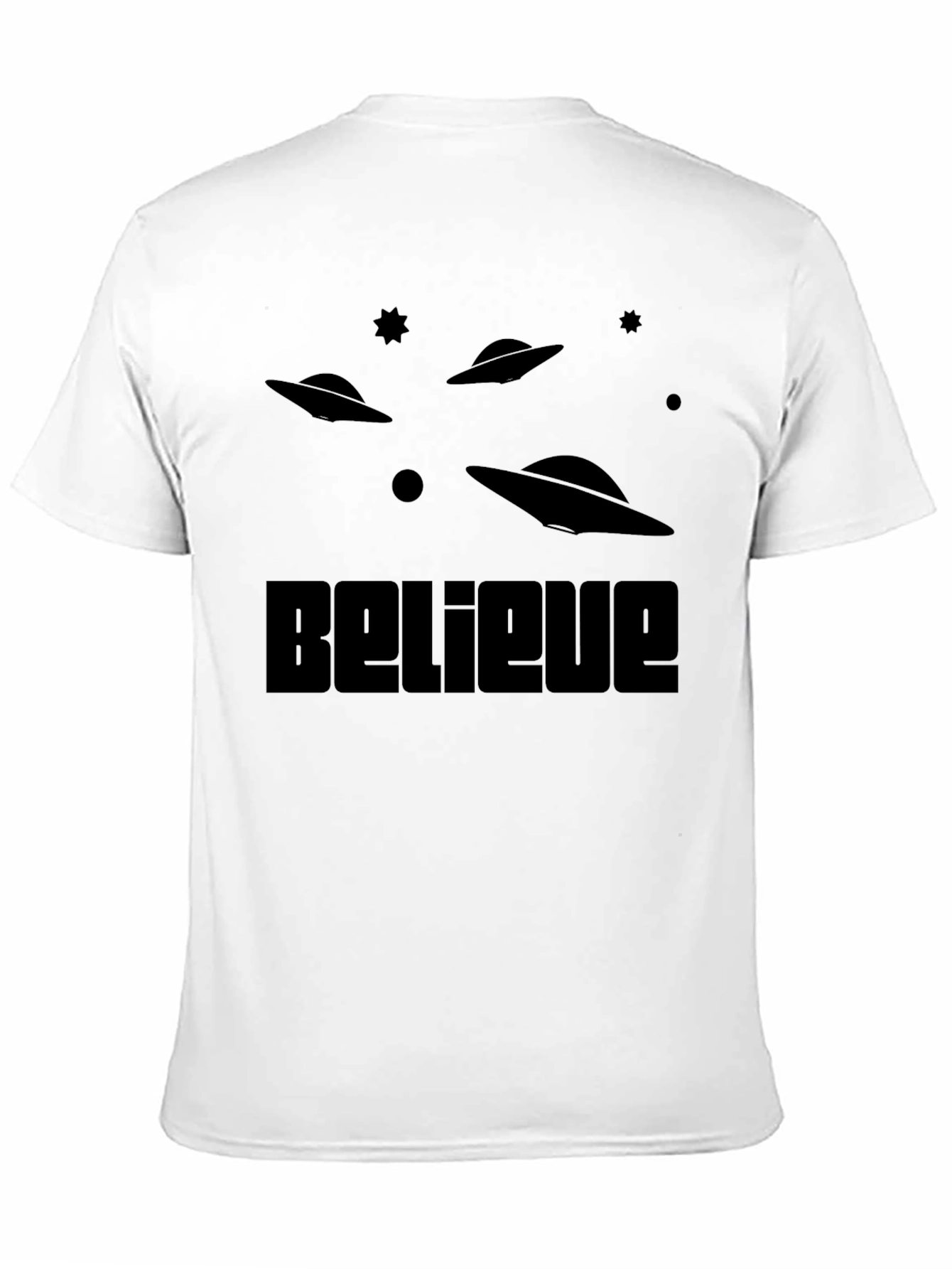 Black Believe Alien Graphic Tee view 11