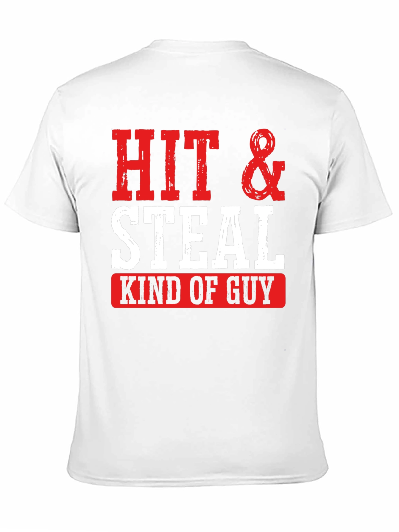 Black Hit & Steal Kind of Guy Graphic Tee view 11
