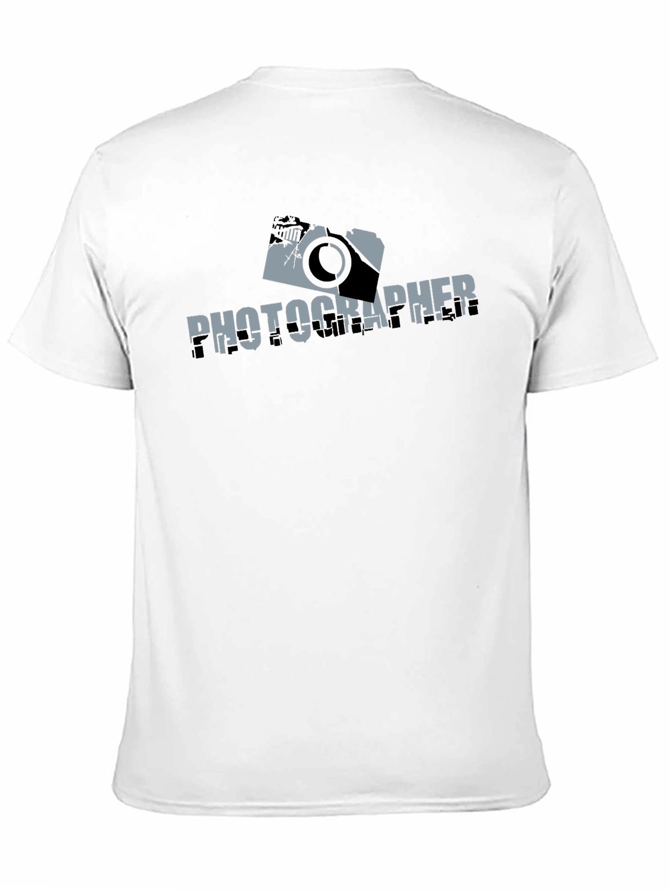 Black Photographer Graphic T-Shirt - Black view 11