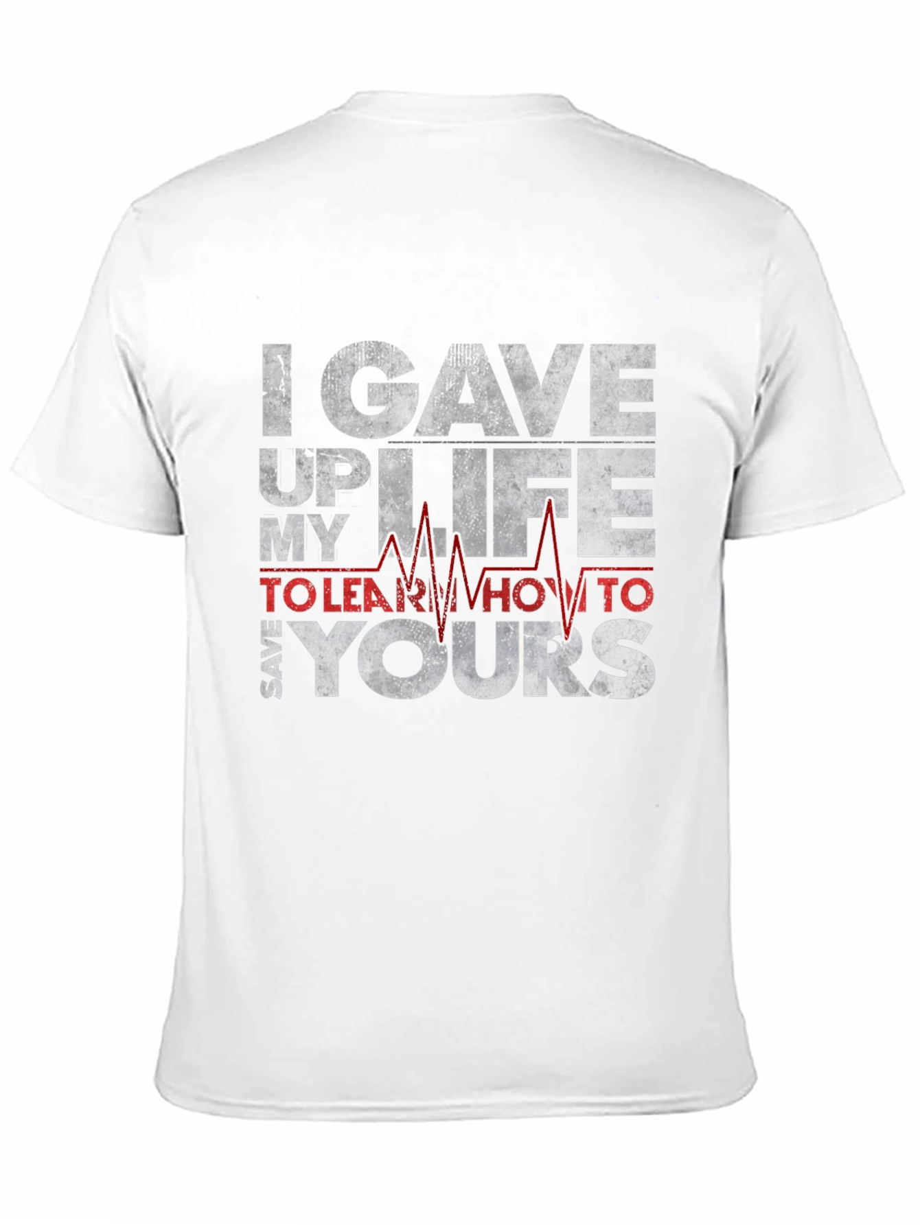Black I Gave Up My Life T-Shirt view 11