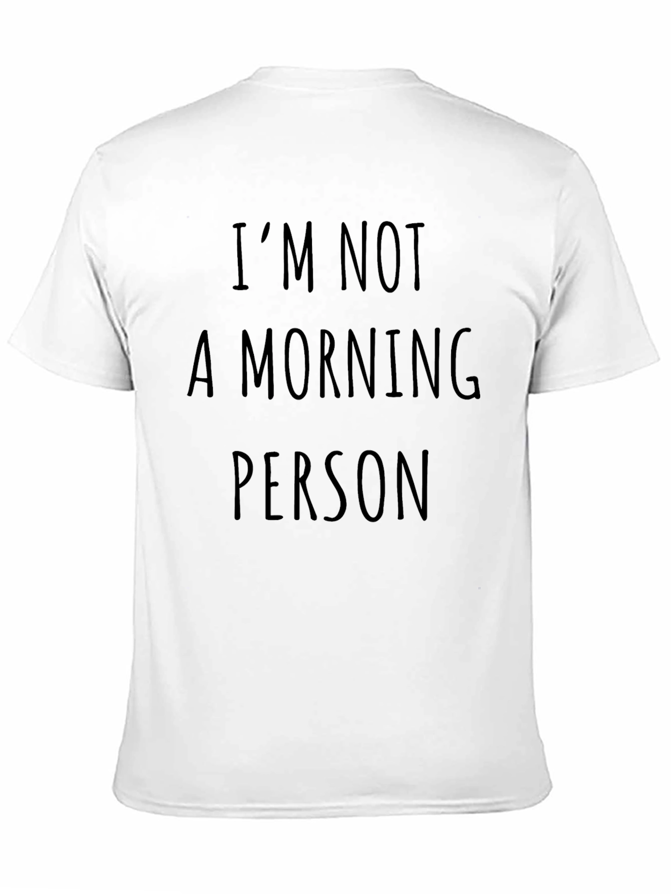 Black I'm Not A Morning Person Graphic Tee view 11
