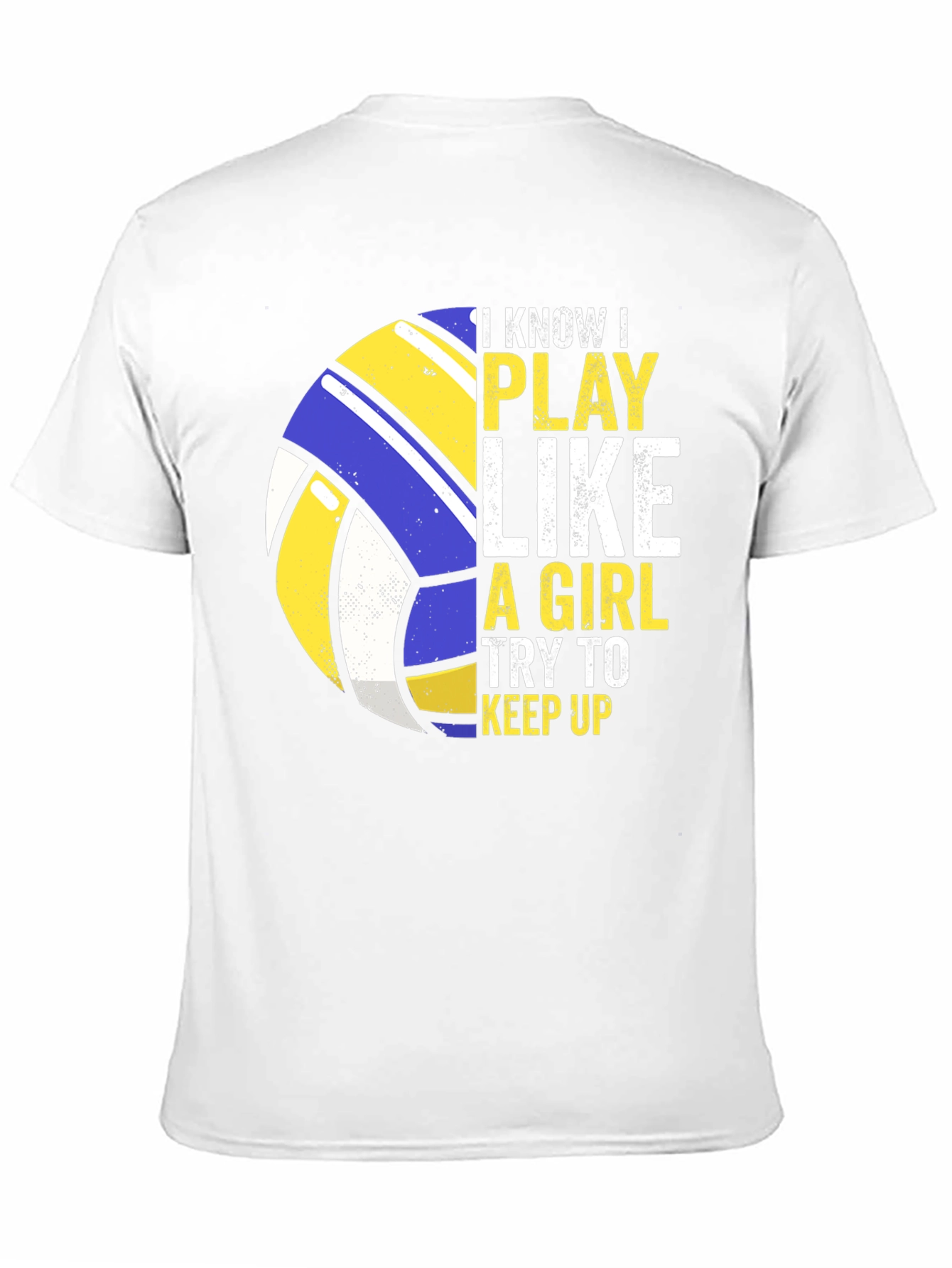 Black Volleyball Girl T-Shirt view 11