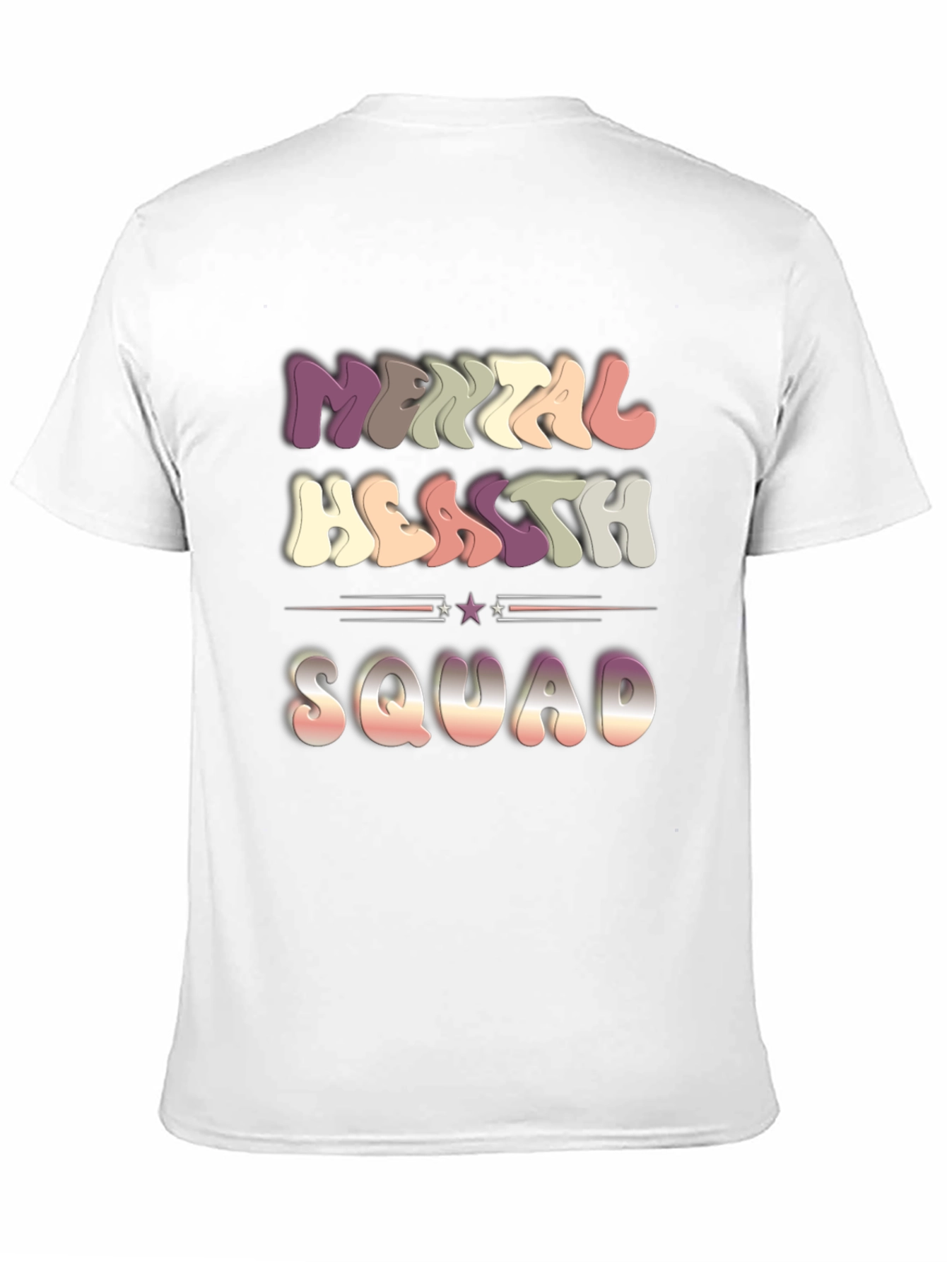Black Mental Health Squad T-Shirt view 11