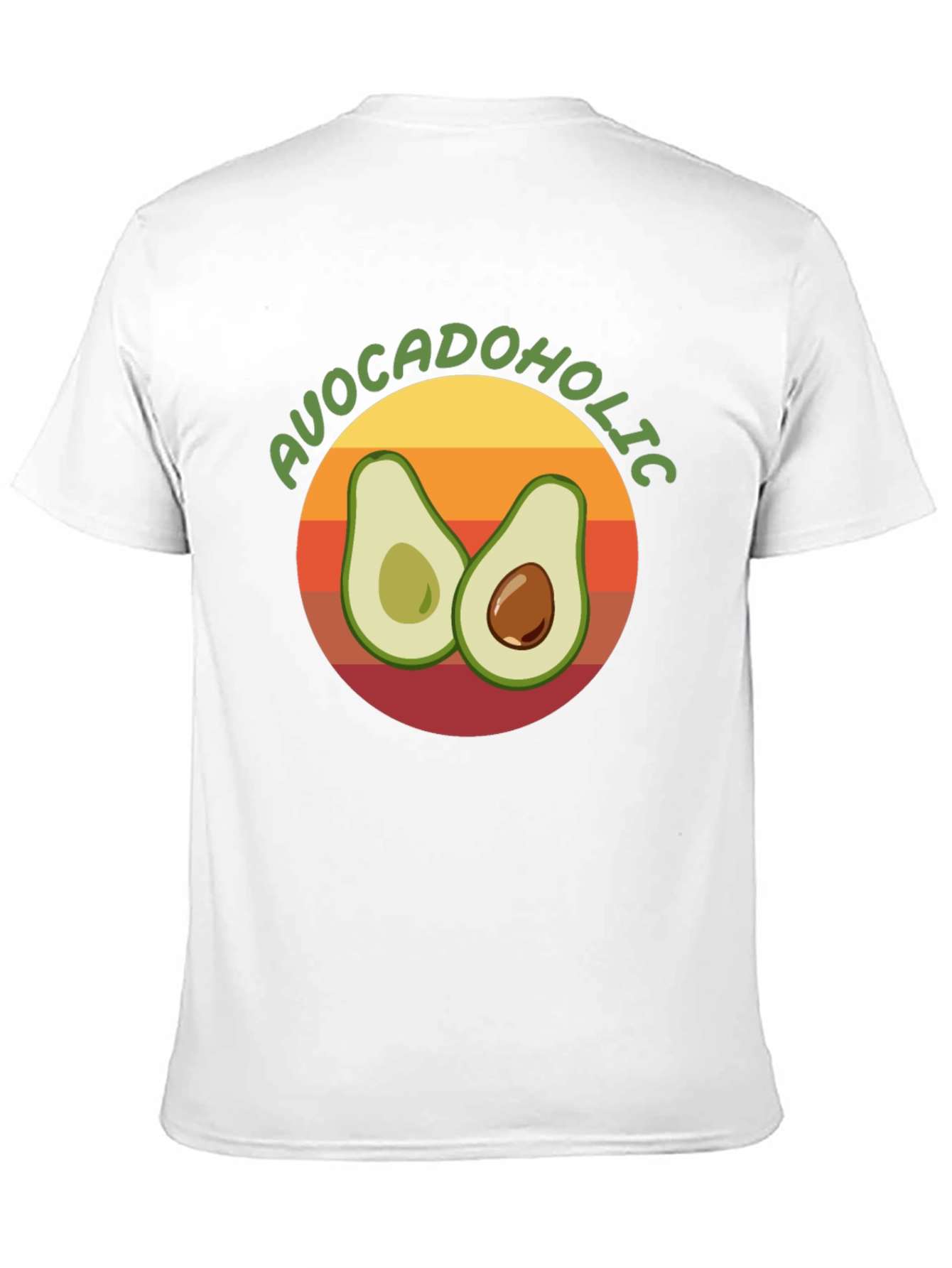 Black Avocadololic Graphic Tee - Black Unisex T-Shirt view 11