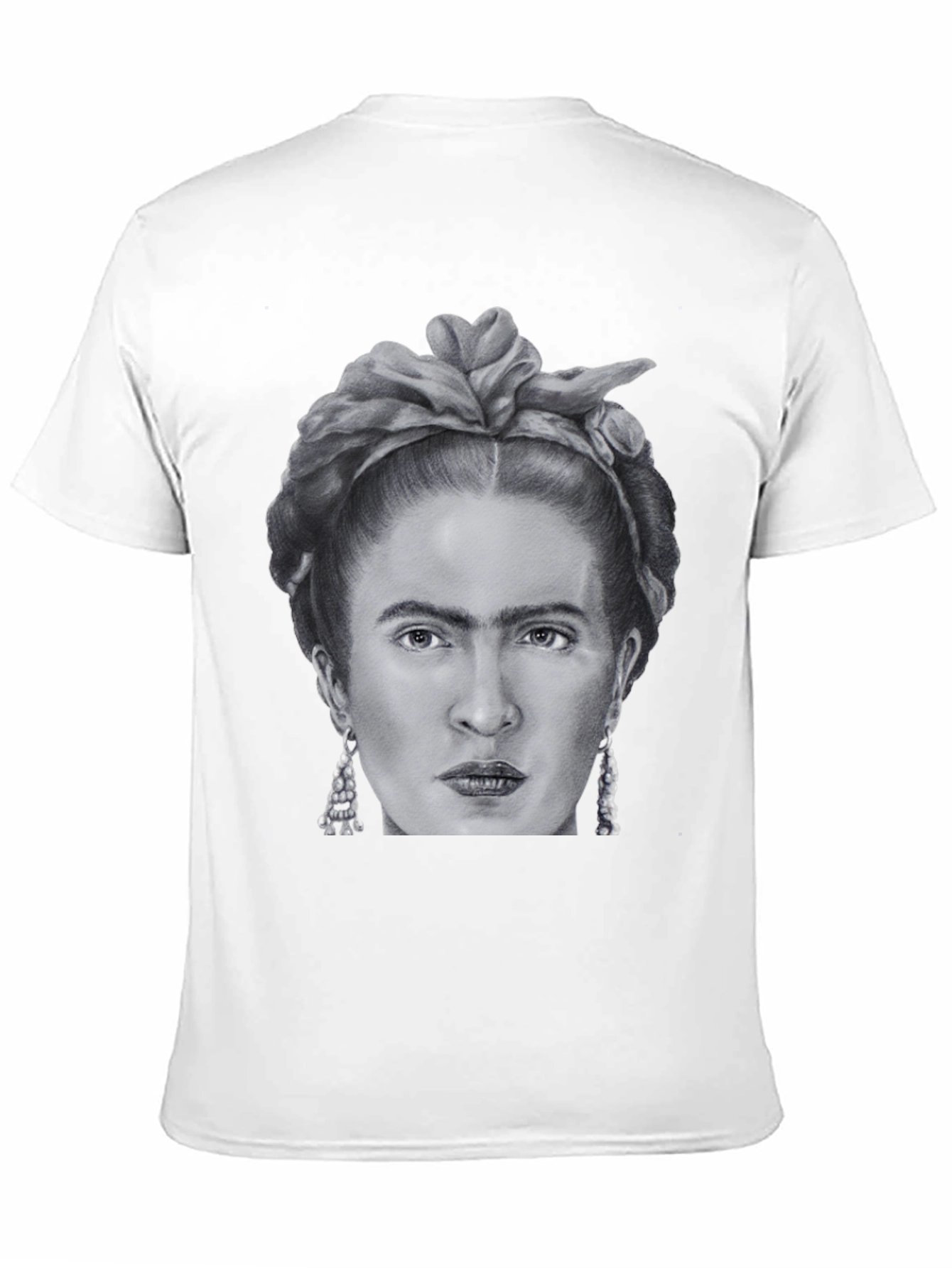 Black Frida Kahlo Graphic Tee - Black Unisex T-Shirt view 11