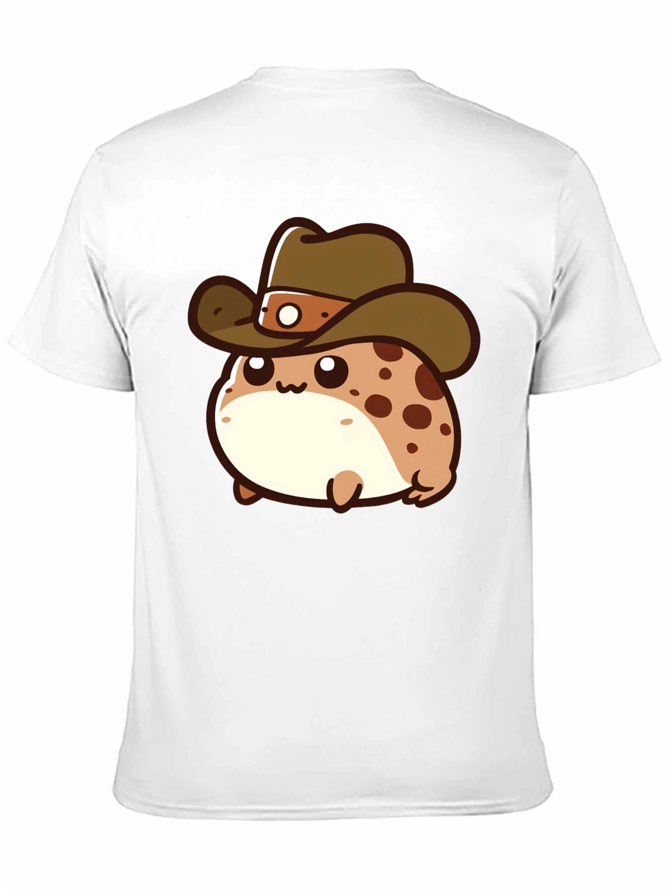 Black Cartoon Cowboy Frog T-Shirt - Black view 11