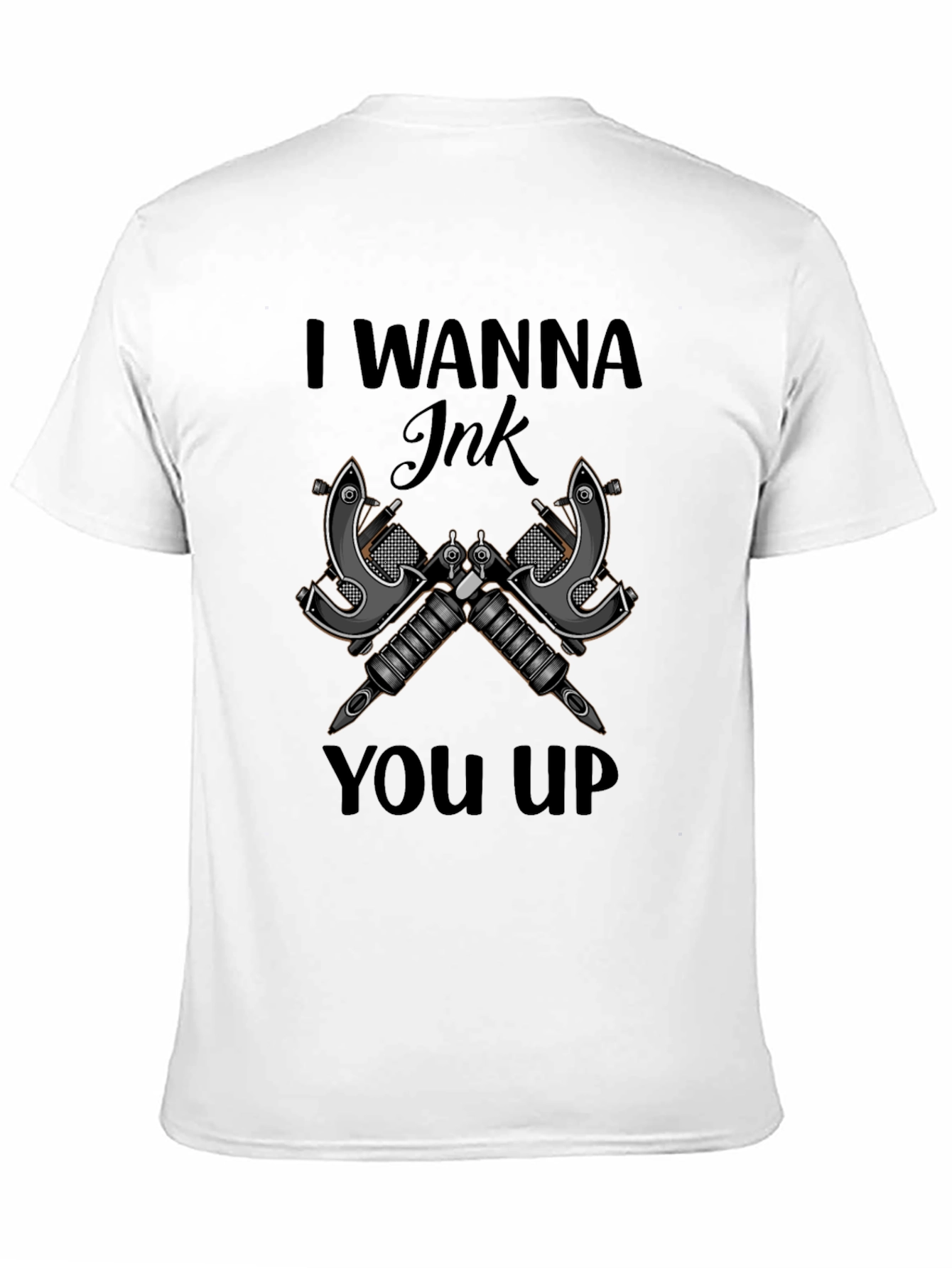 Black I Wanna Ink You Up Graphic T-Shirt view 11