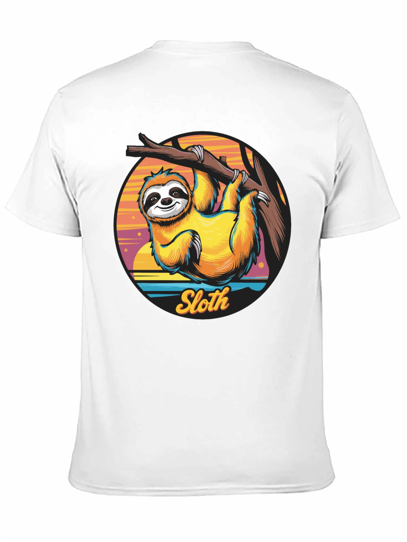 Black Sloth Graphic T-Shirt - Hang Loose Style view 11
