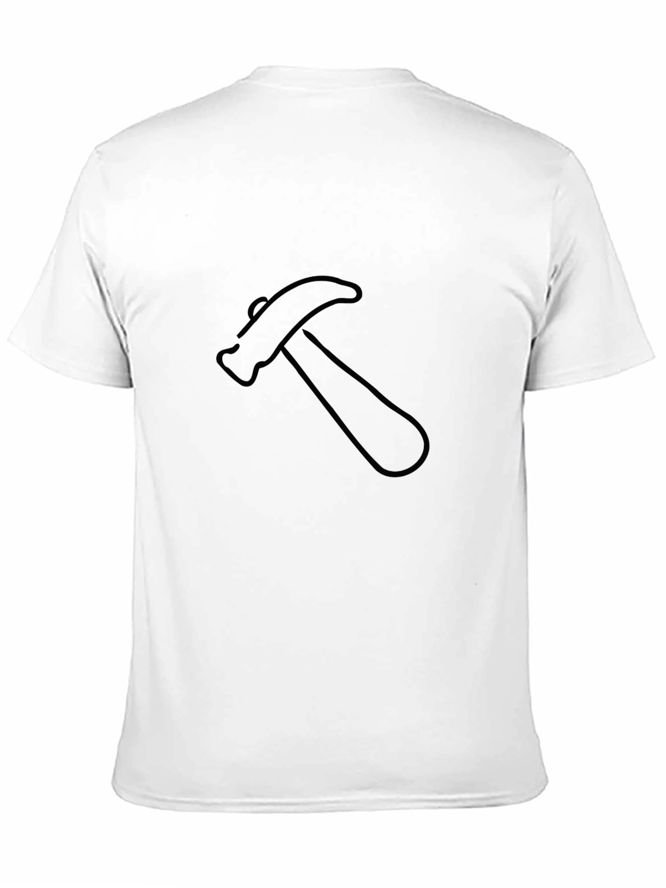 Black Hammer Graphic Tee - Construction Worker Gift view 11