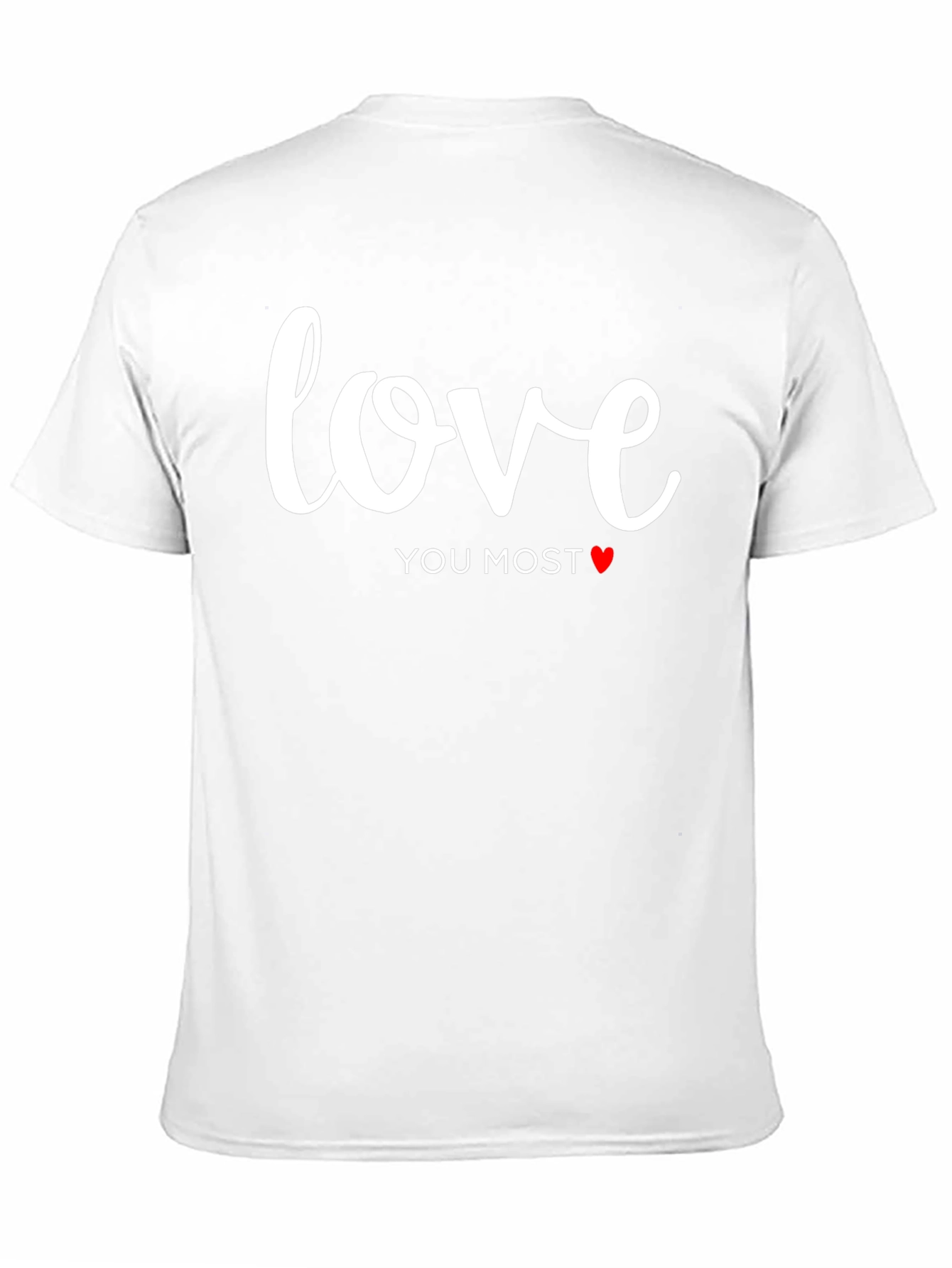 Black Love You Most Graphic Tee - Black view 11