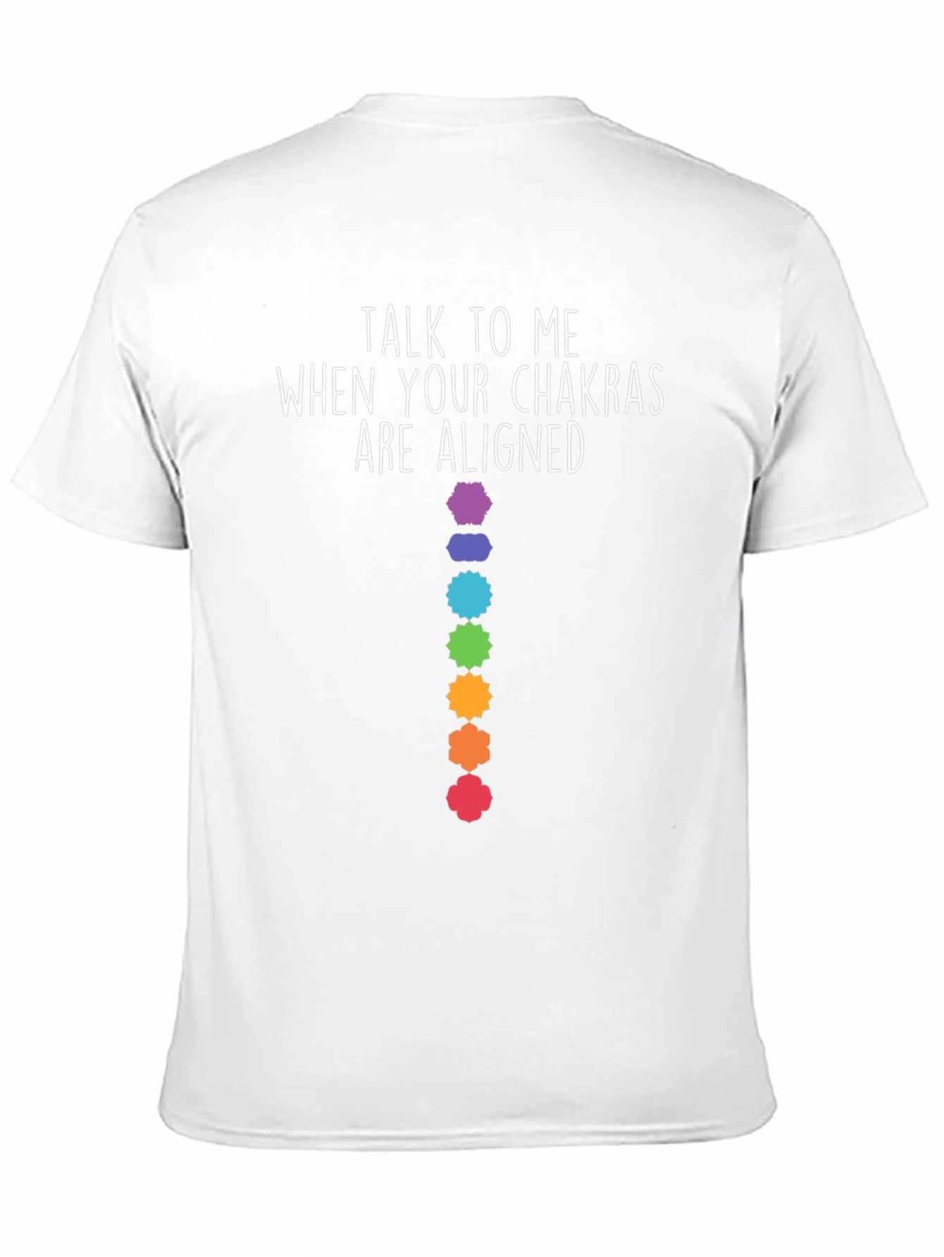 Black Chakra Alignment T-Shirt - Meditate in Style! view 11