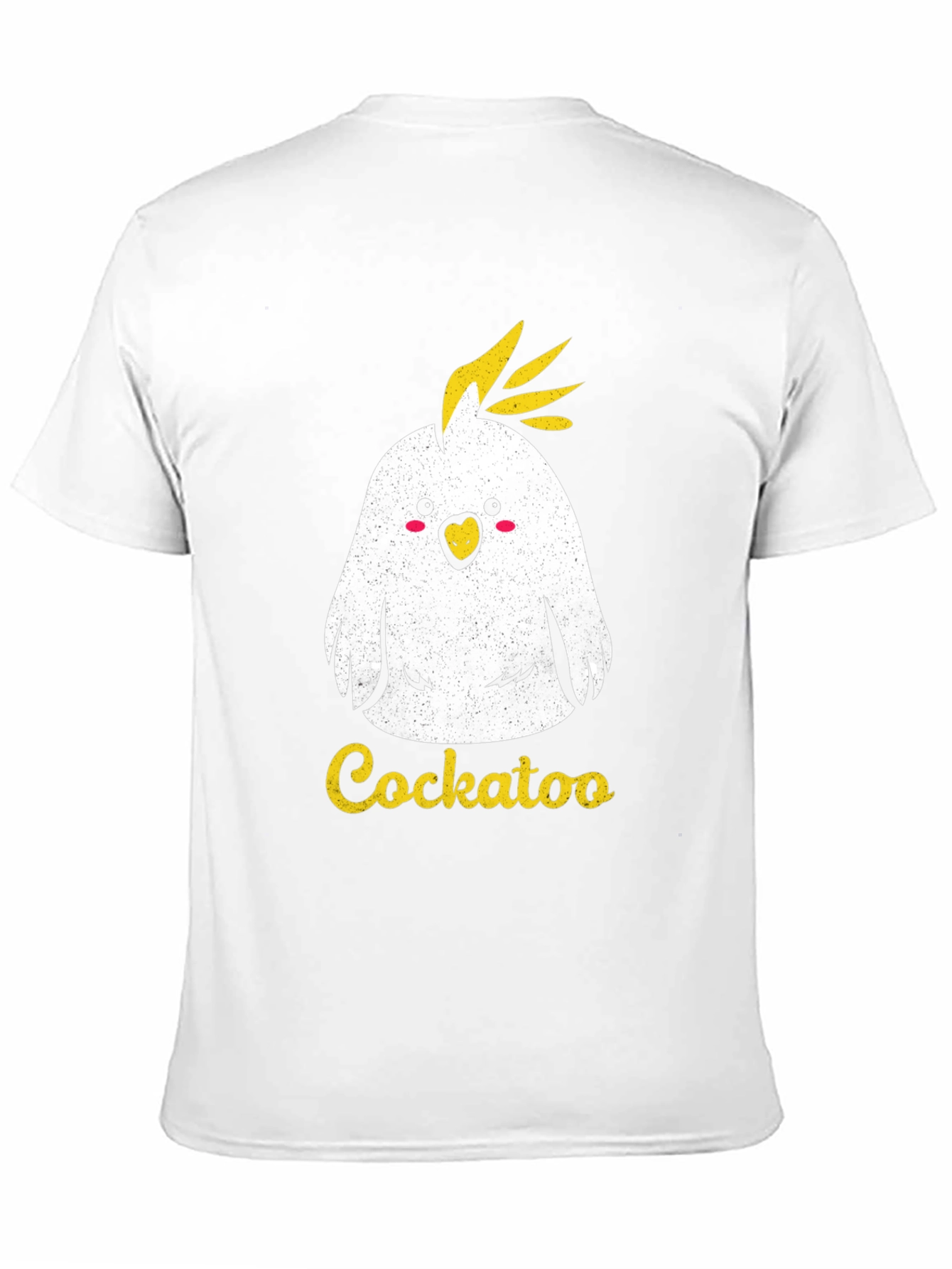 Black Cute Cockatoo Graphic T-Shirt - Unisex view 11
