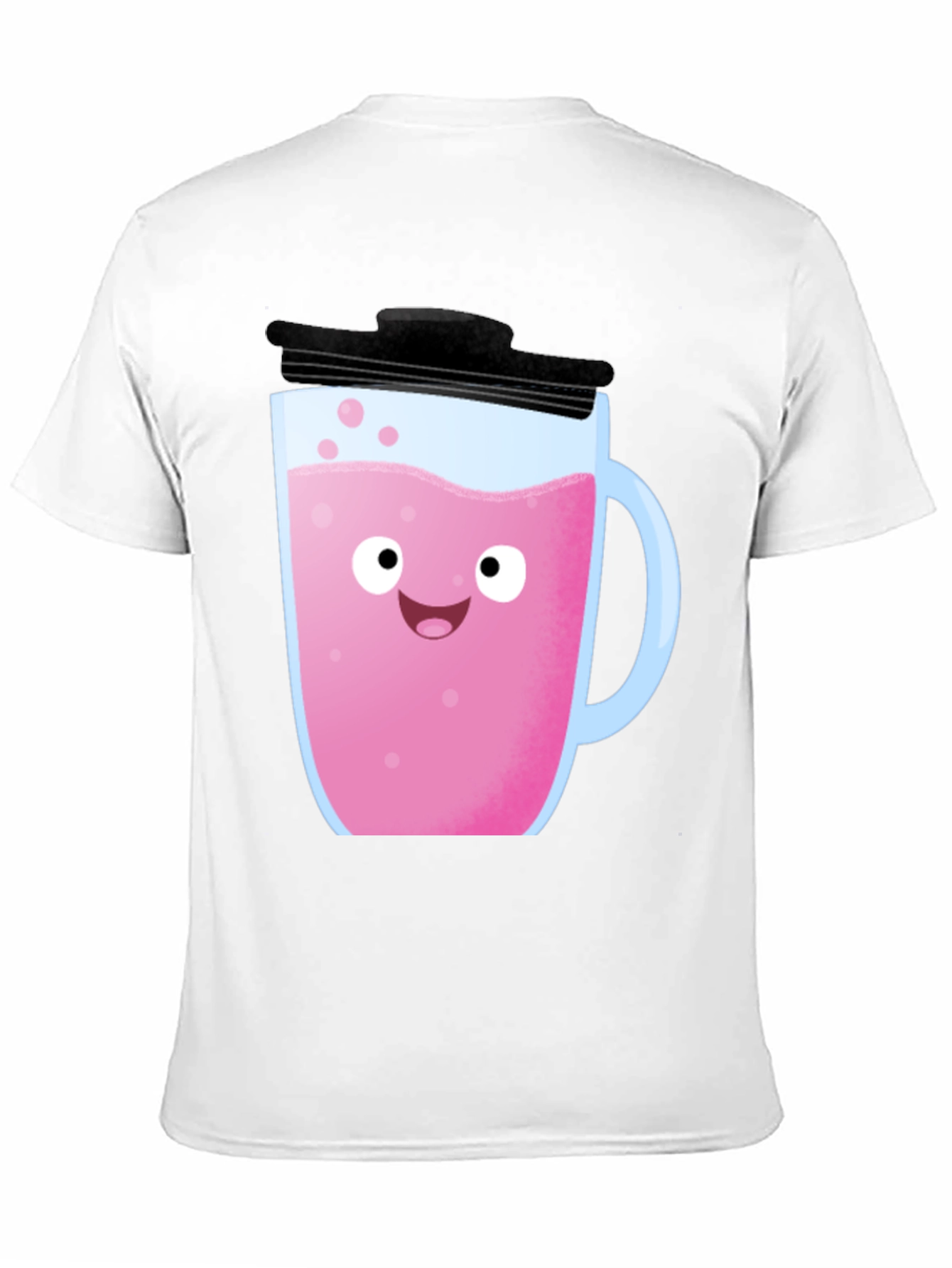 Black Cute Pink Drink Graphic Tee - Fun Kawaii Style! view 11