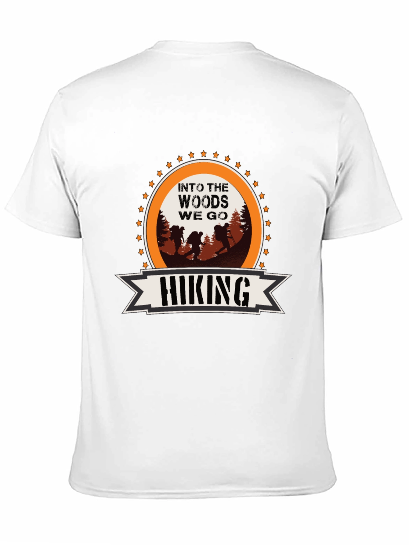 Black Hiking Adventure T-Shirt - Into the Woods view 11