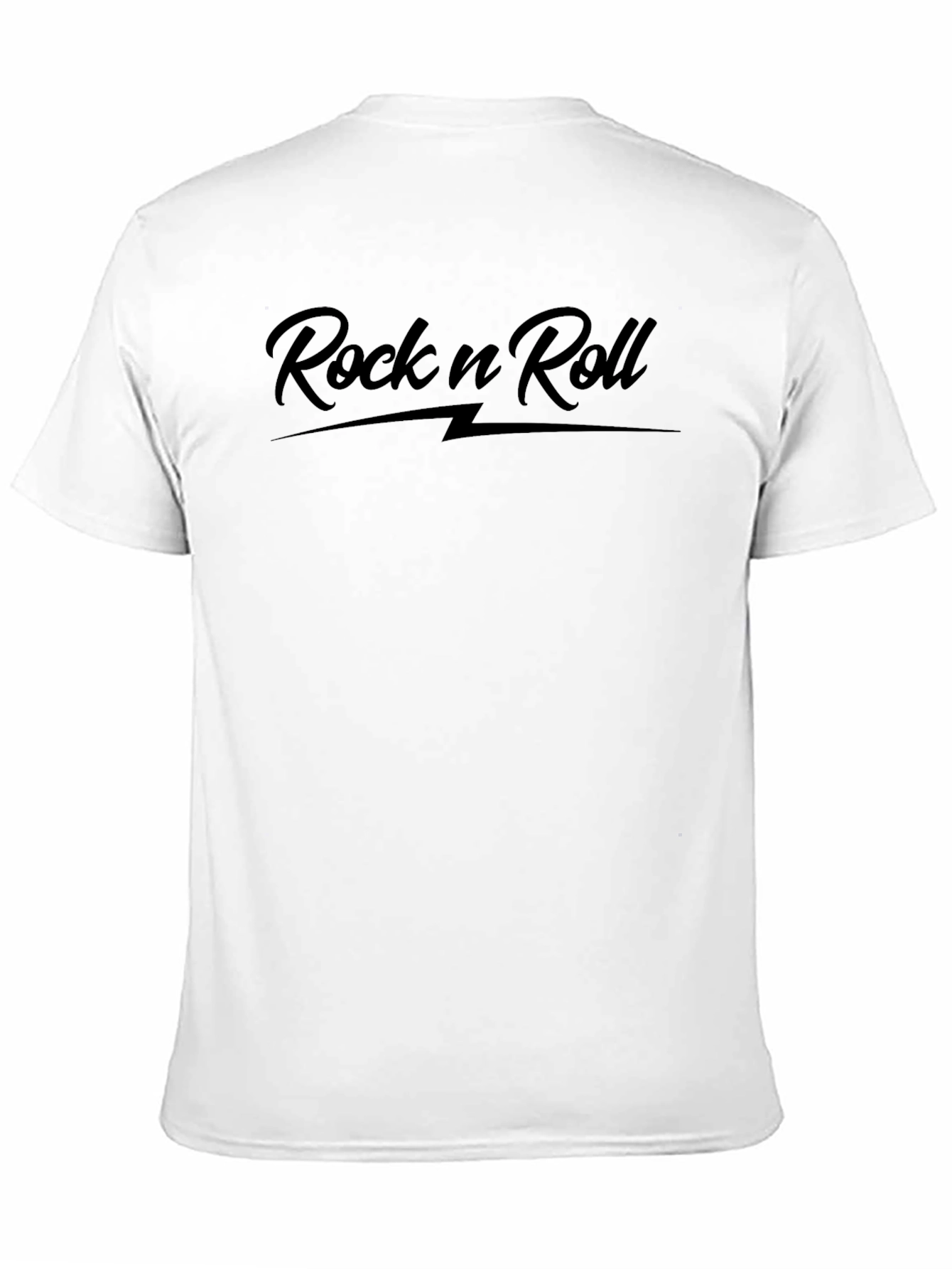 Black Rock n Roll T-Shirt - Classic Black Tee view 11