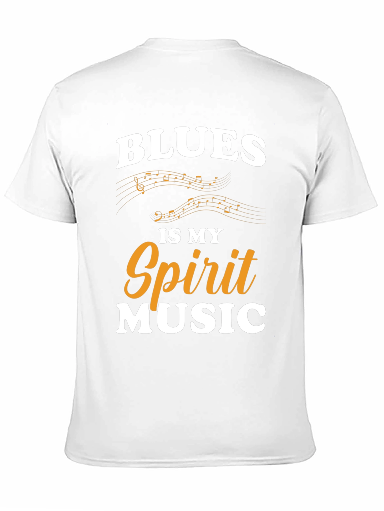 Black Blues Is My Spirit Music Graphic T-Shirt view 11
