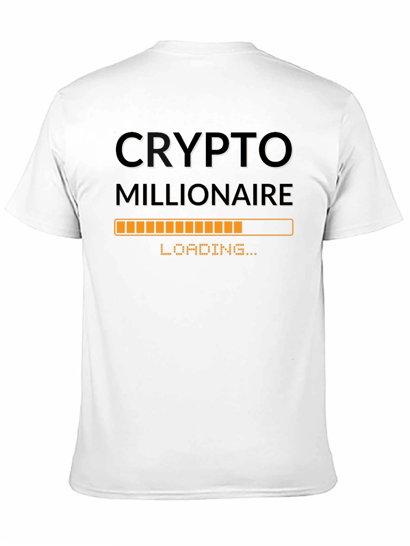 Black Crypto Millionaire Loading T-Shirt - Black view 11