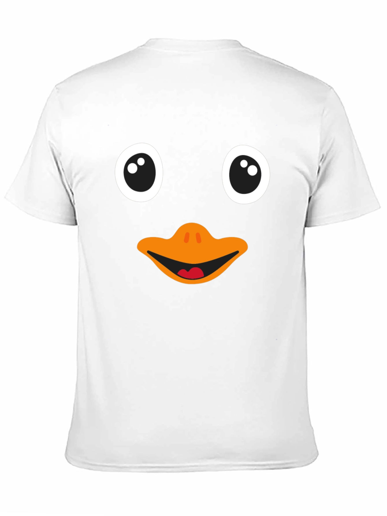 Black Funny Penguin Face Black T-Shirt view 11