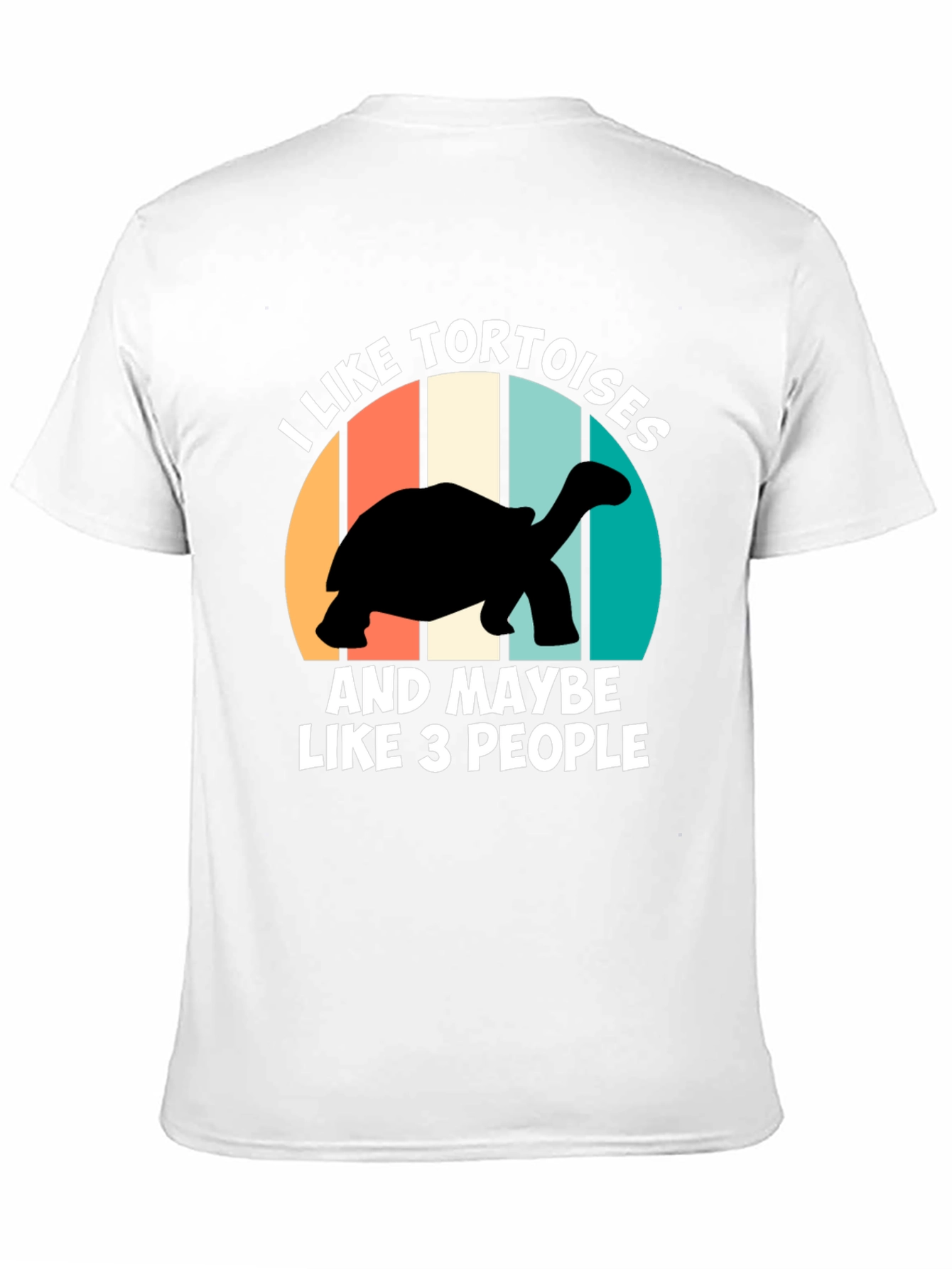 Black I Like Tortoises T-Shirt Black view 11