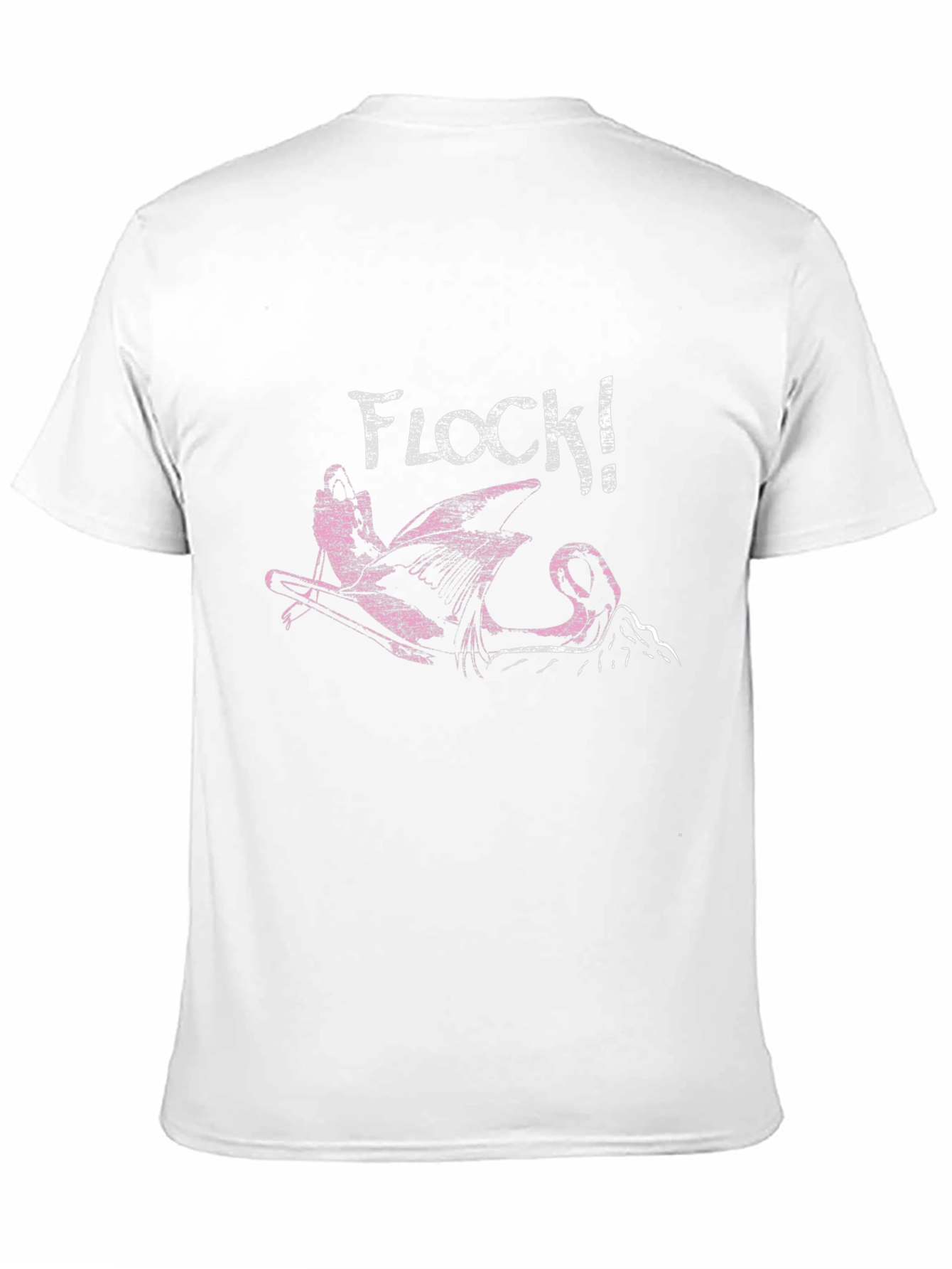 Black Flock! T-Shirt Black view 11