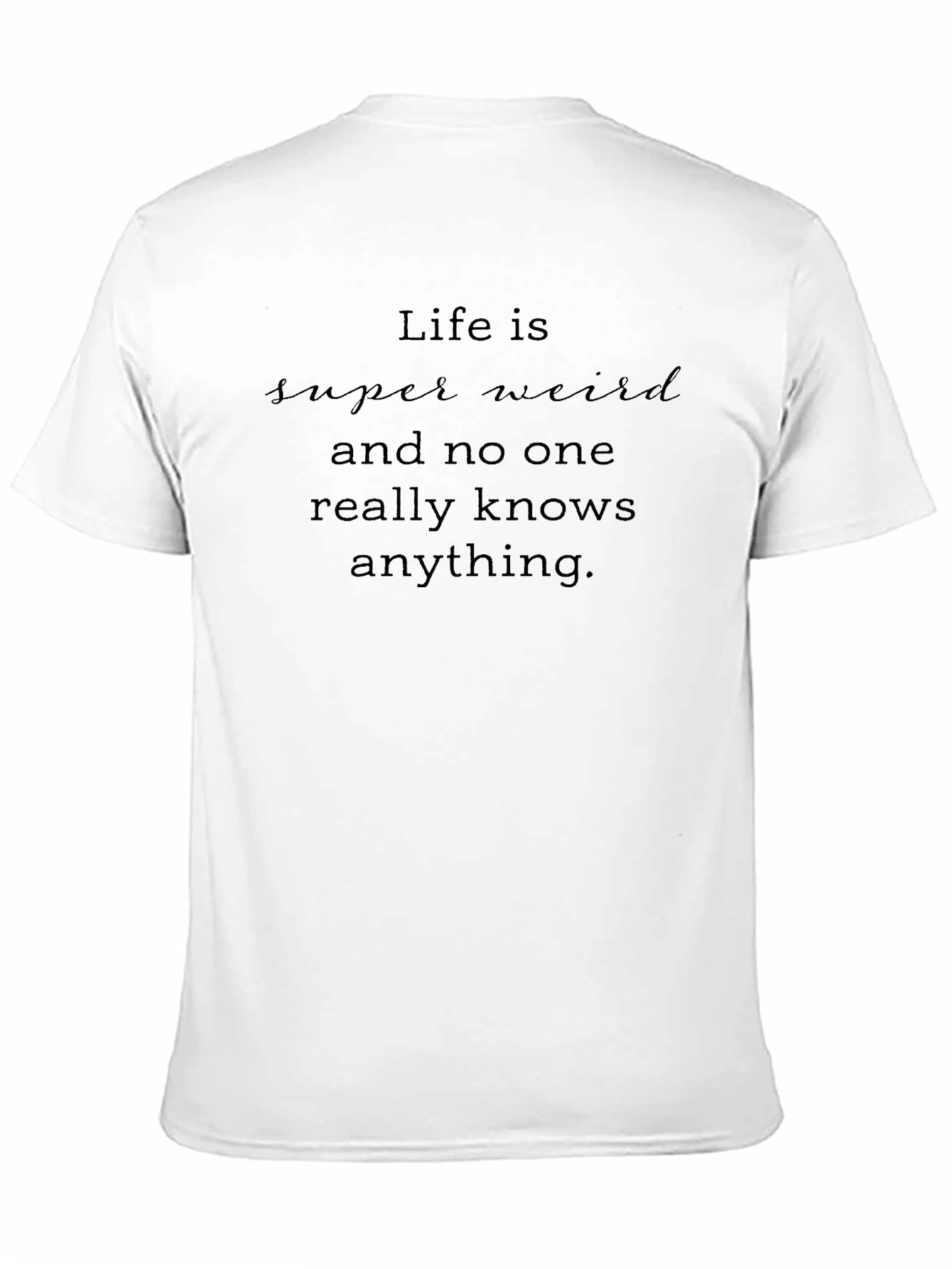 Black Life is Weird T-Shirt view 11