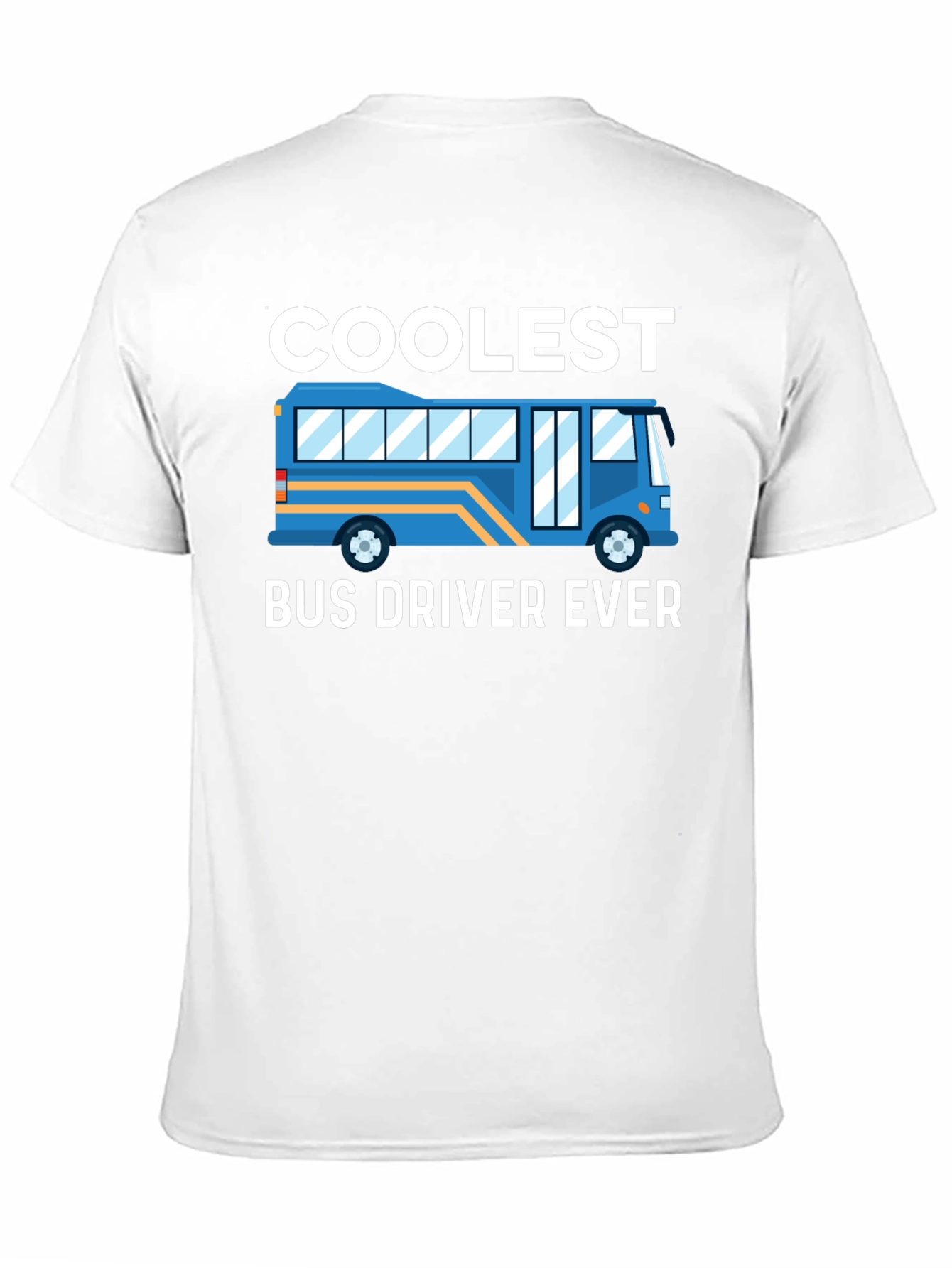 Black Coolest Bus Driver Ever T-Shirt view 11