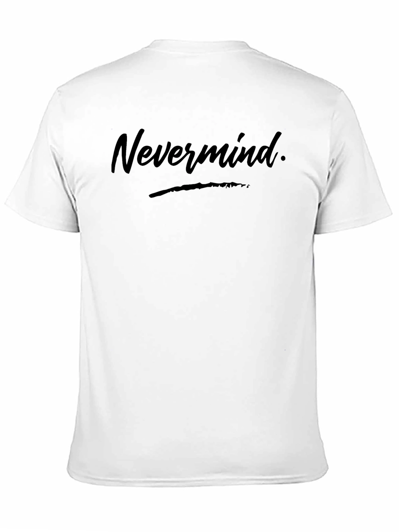 Black Nevermind Graphic T-Shirt - Soft Cotton Blend view 11