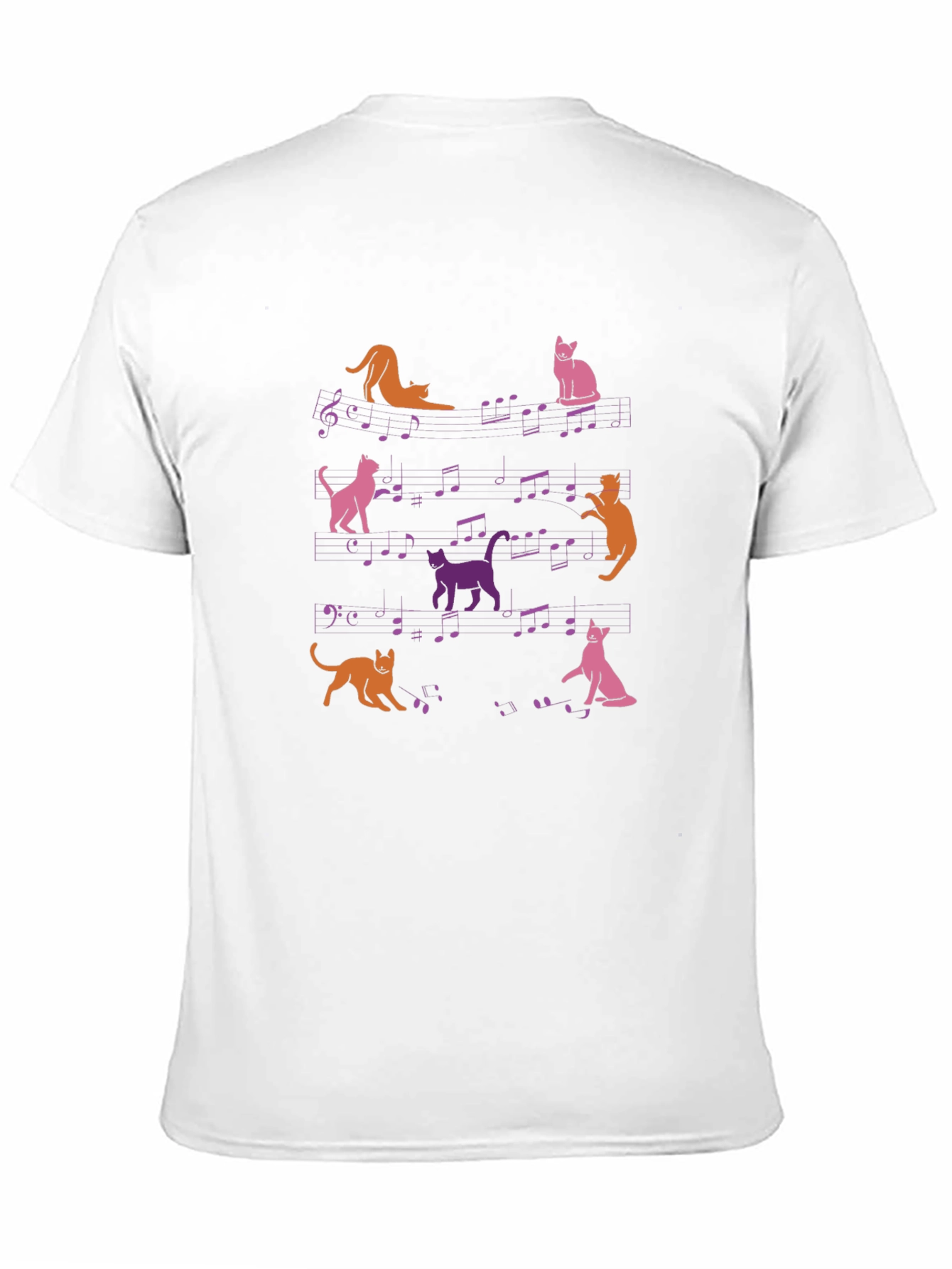 Black Musical Cats T-Shirt - Funny Cat Lover Tee view 11