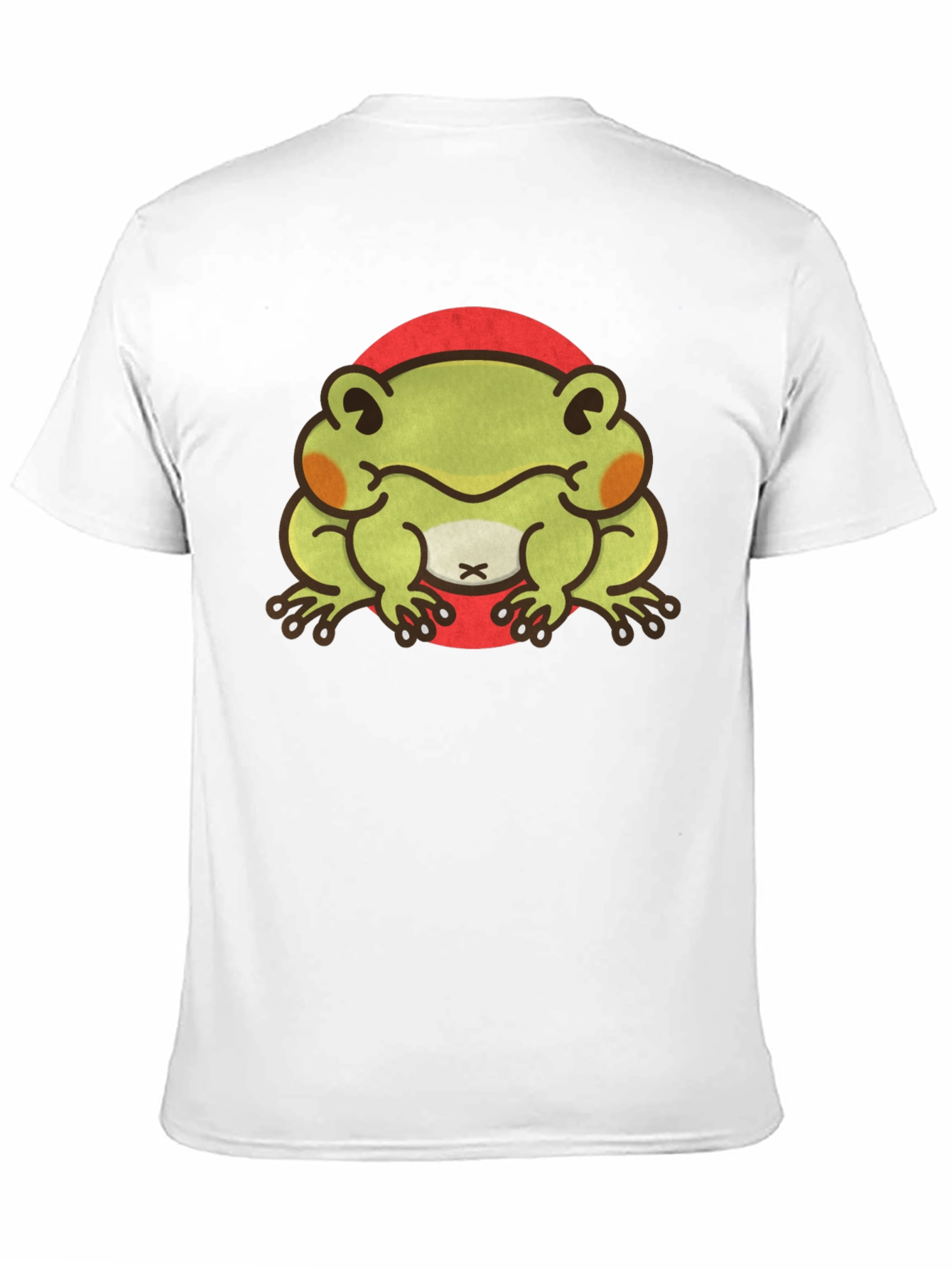 Black Cute Frog Graphic Tee - Unisex Black T-Shirt view 11