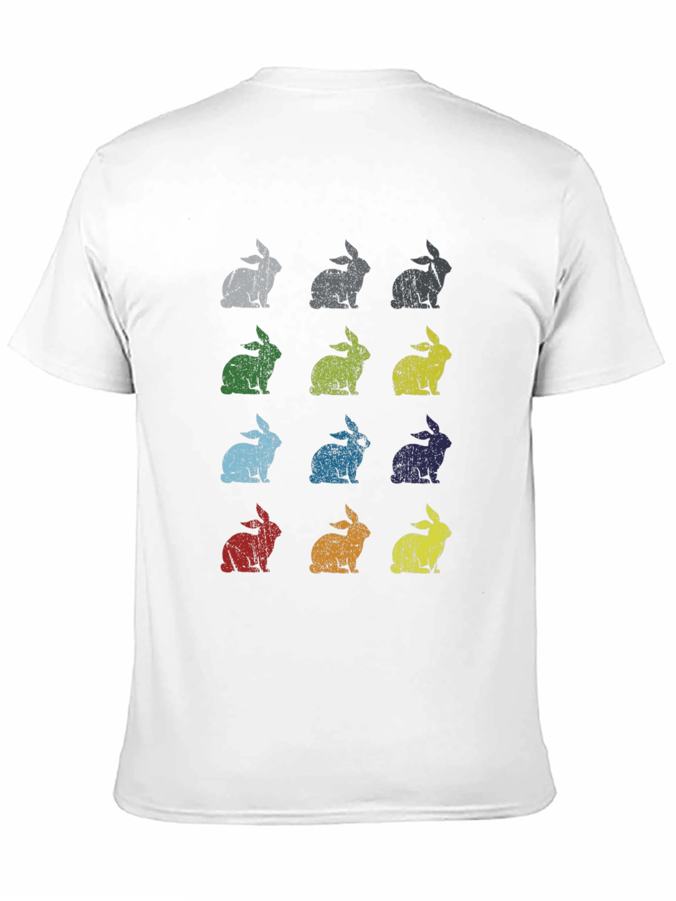 Black Retro Bunny T-Shirt view 11