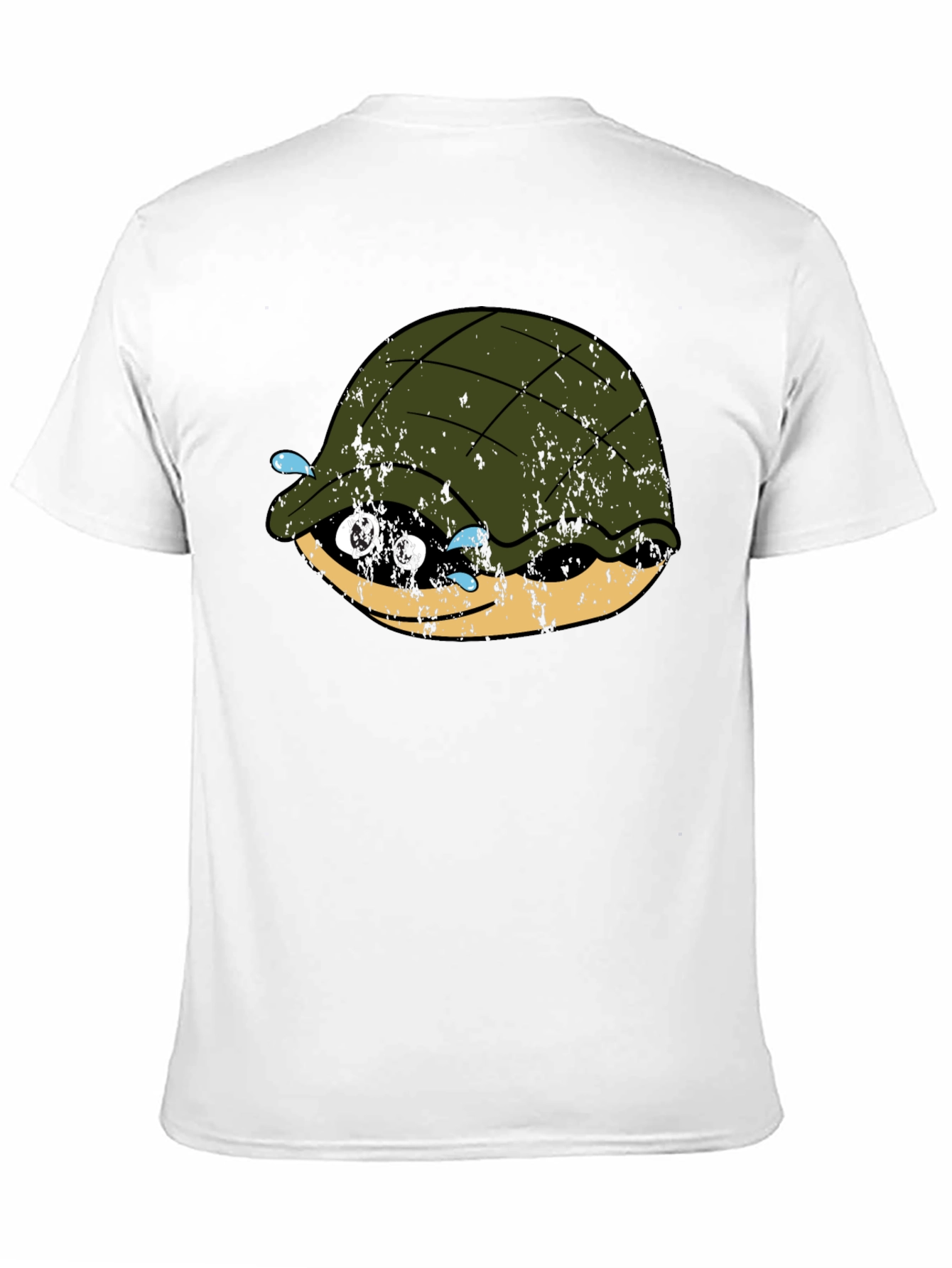Black Funny Turtle Graphic T-Shirt - Black view 11