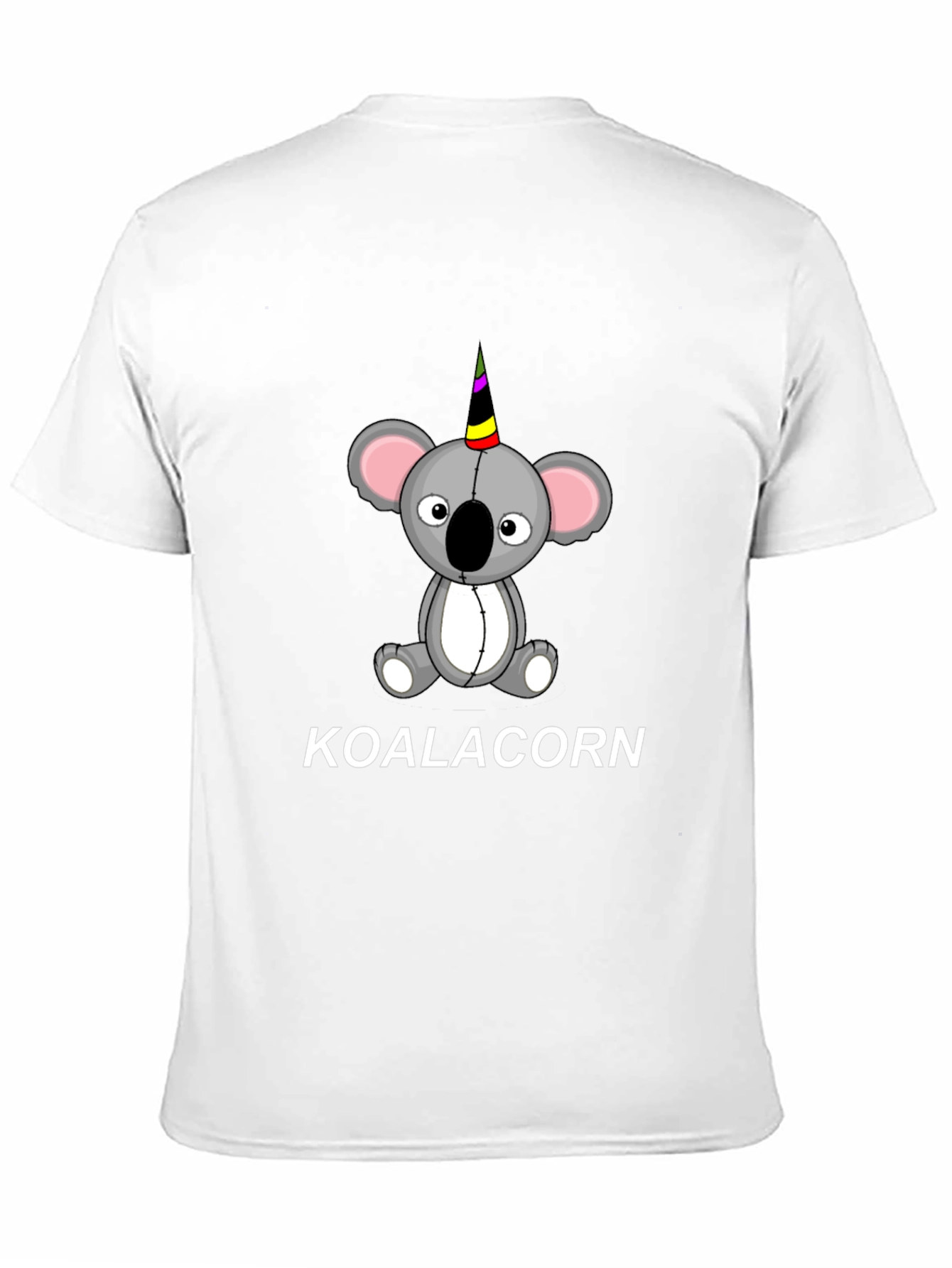 Black Koalacorn Black T-Shirt - Unisex Graphic Tee view 11