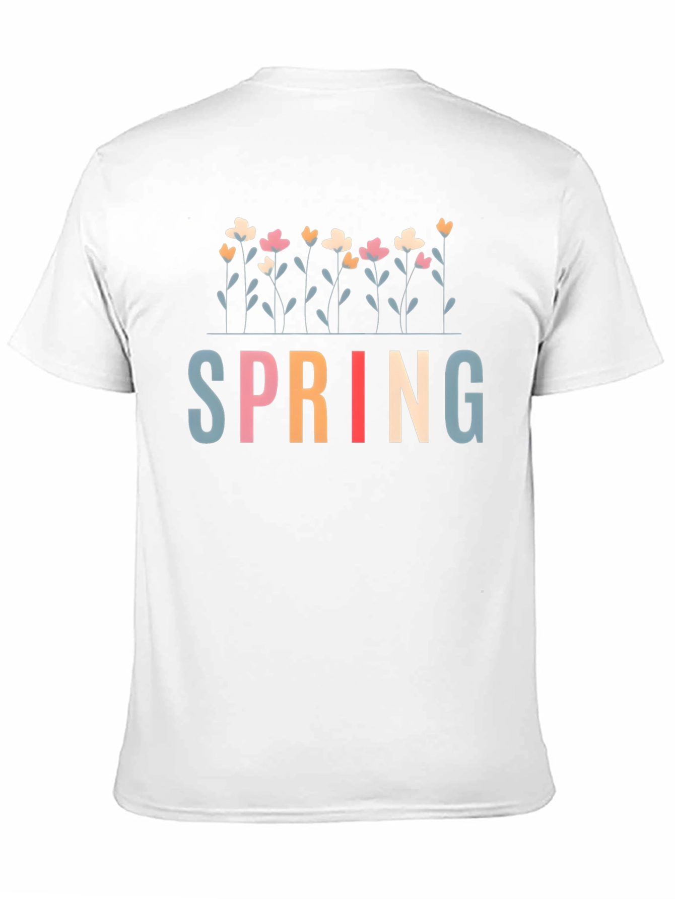Black Floral Spring T-Shirt - Stylish Casual Wear view 11