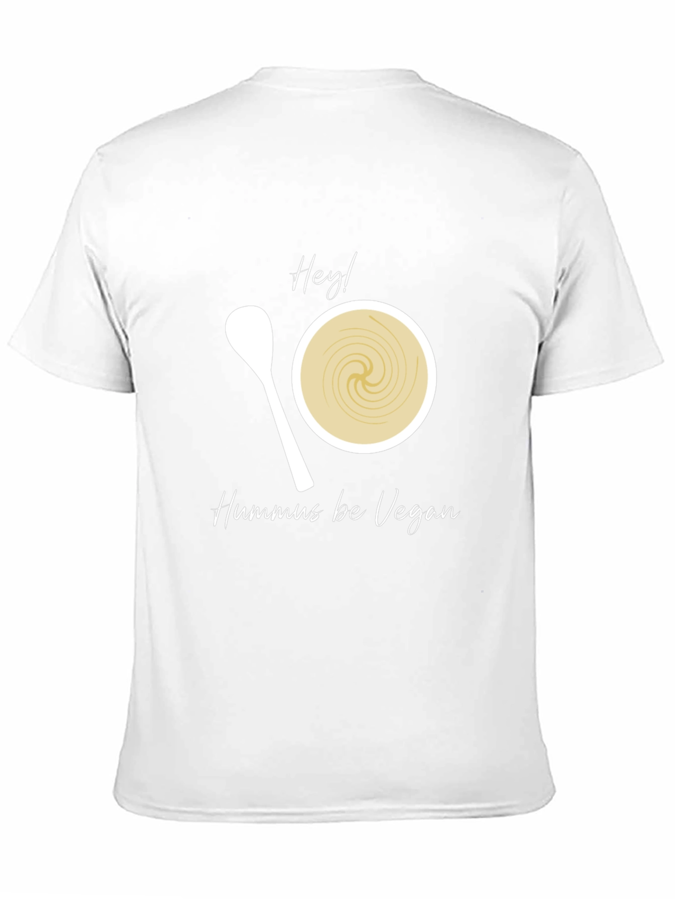 Black Hummus Be Vegan Graphic Tee view 11