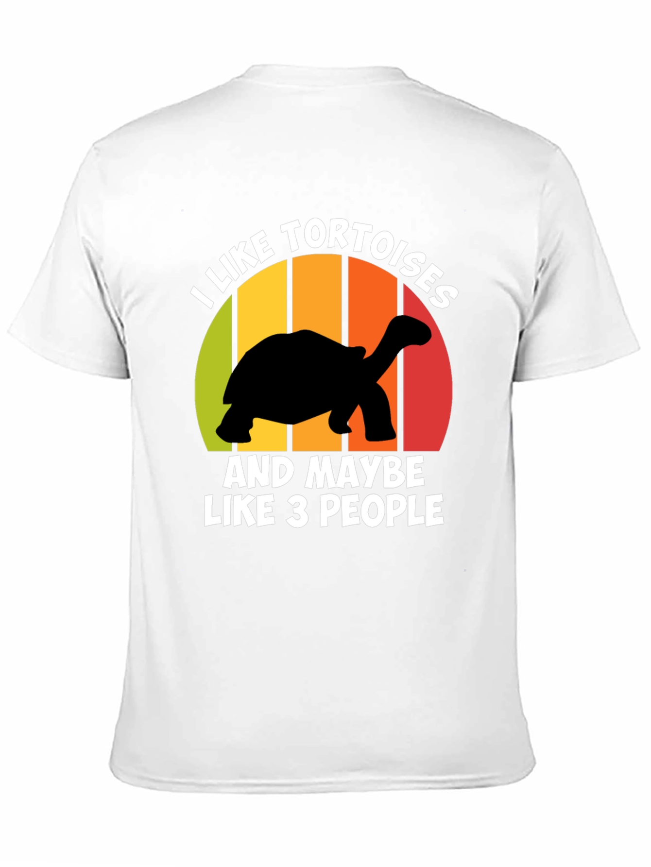 Black Tortoise Lover Graphic Tee - I Like Tortoises Shirt view 11