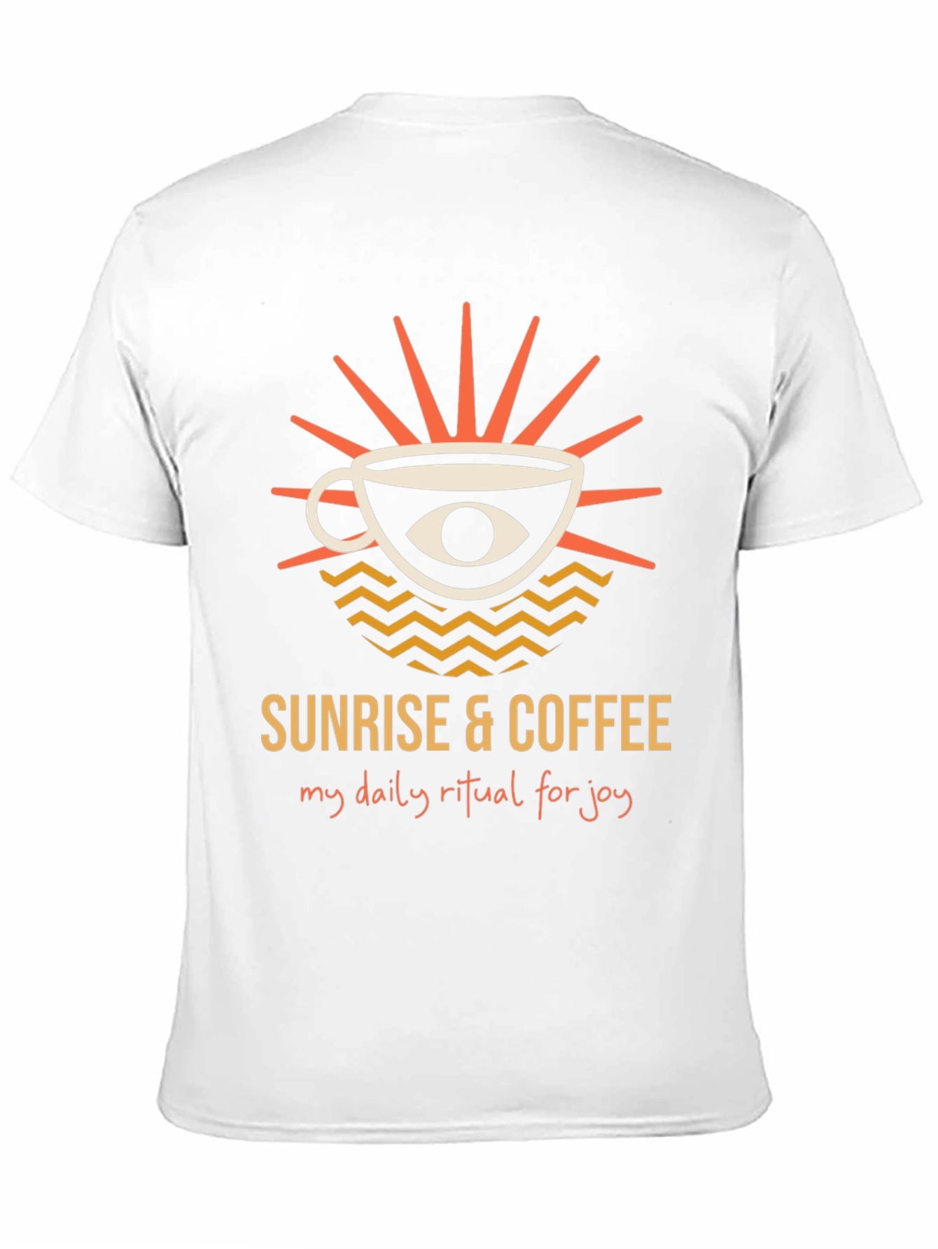 Black Sunrise & Coffee Graphic Tee - Daily Ritual Joy view 11
