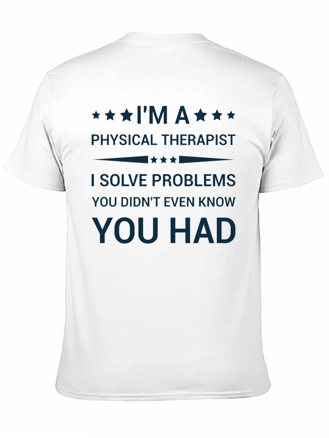 Black Physical Therapist T-Shirt - Problem Solver view 11