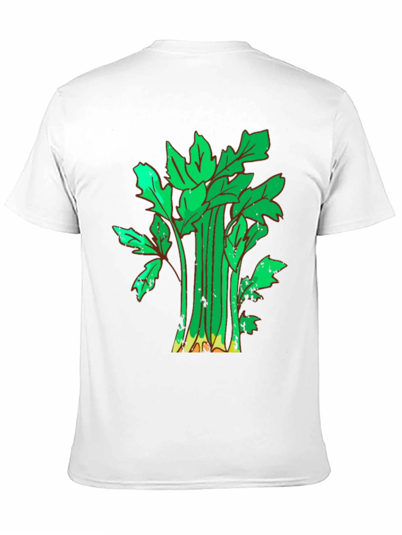 Black Celery Graphic Tee - Fun Food Shirt view 11